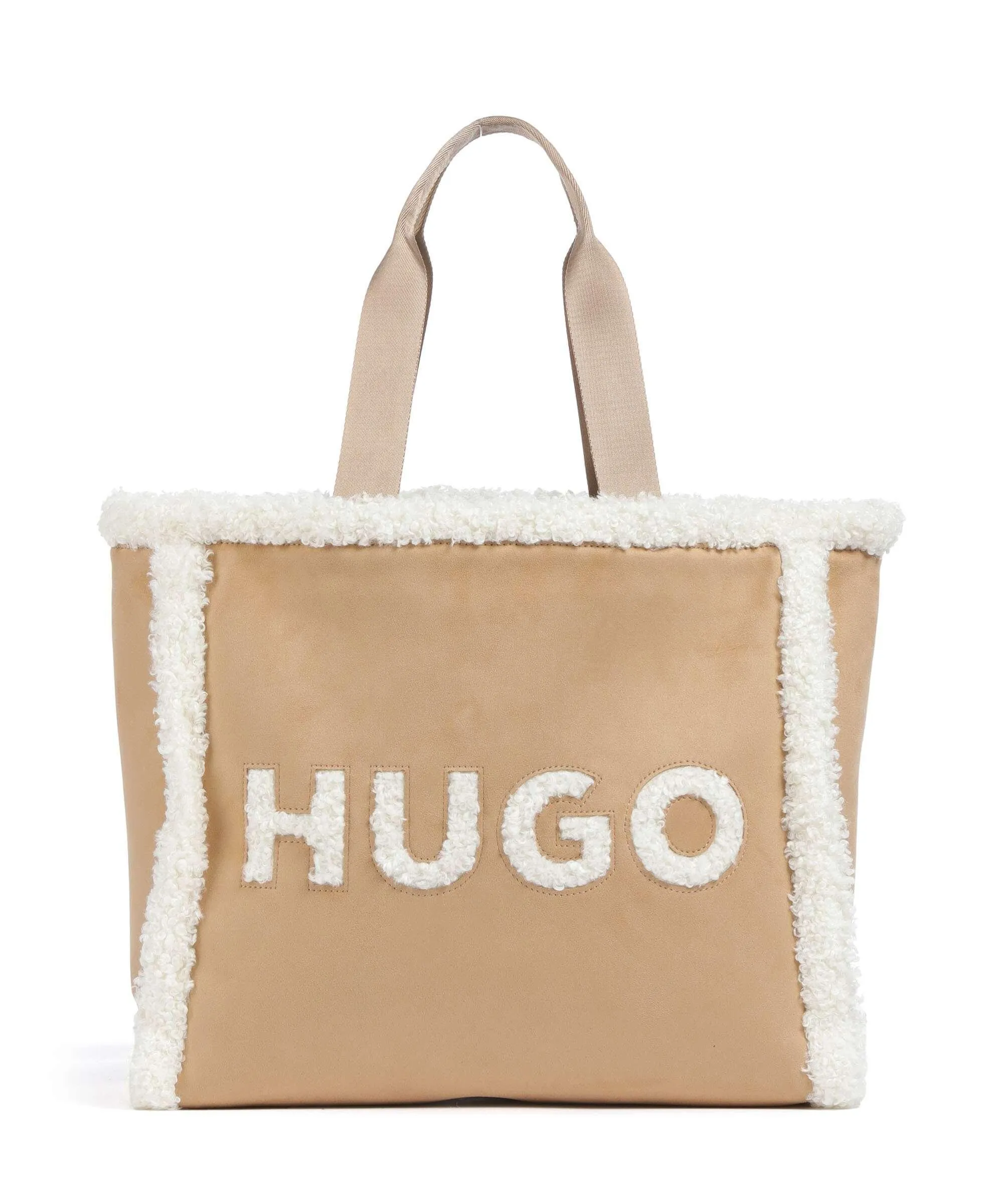  Hugo Becky Borsa shopper poliestere beige  