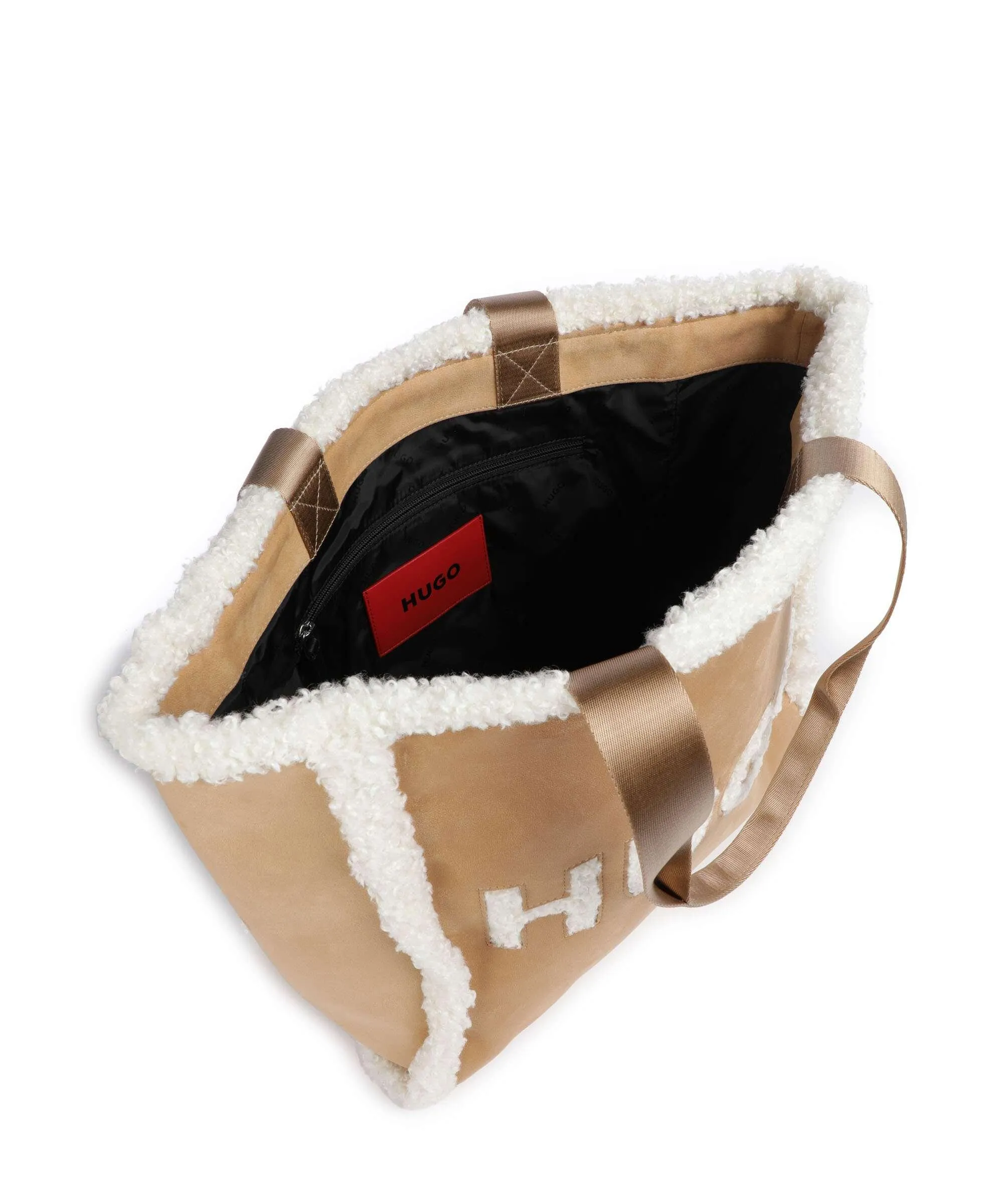  Hugo Becky Borsa shopper poliestere beige  