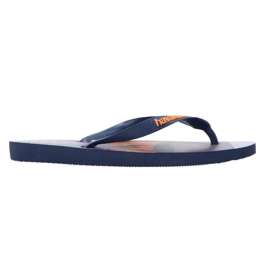 HYPE TOP LOGOMANIA MIX Blu Navy