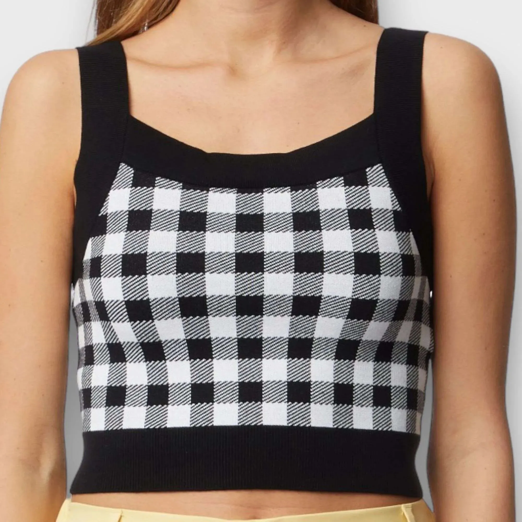 Iblues – Top jacquard in maglia Radium