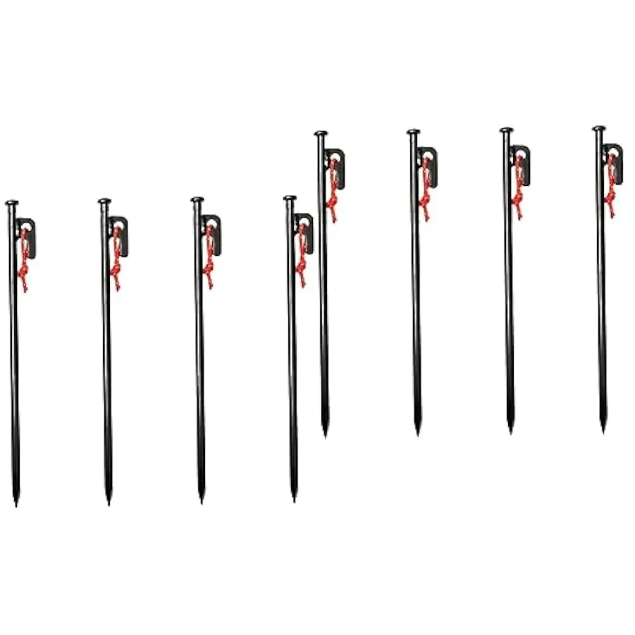 INOOMP 8 Pz Picchetti per Tende Resistenti Palo per Tenda Resistente Picchetti per Fissare La Tenda Picchetti in Metallo Picchet