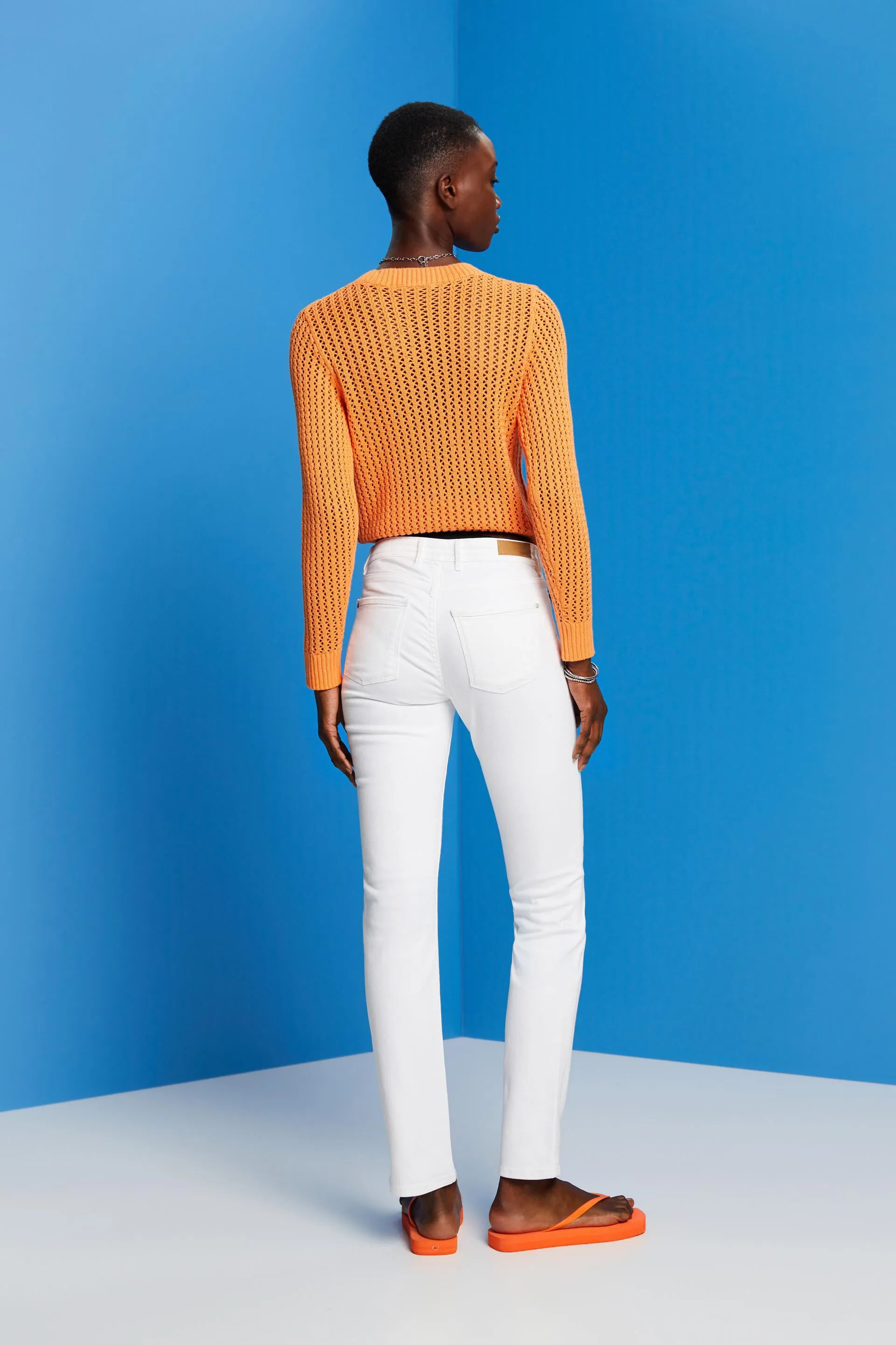 Jeans con dettaglio con zip