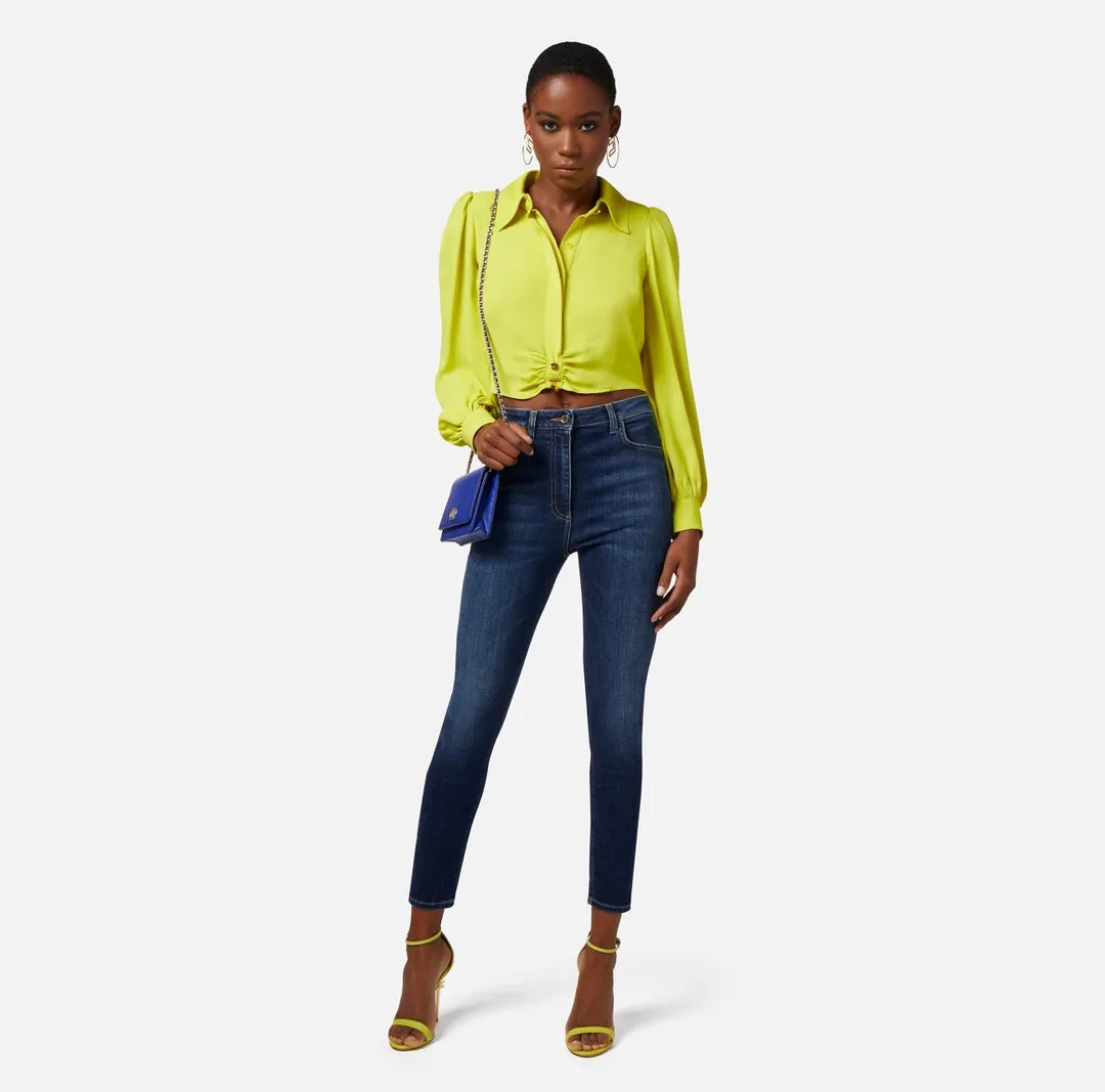 Jeans skinny alla caviglia Elisabetta Franchi PJ53S41E2