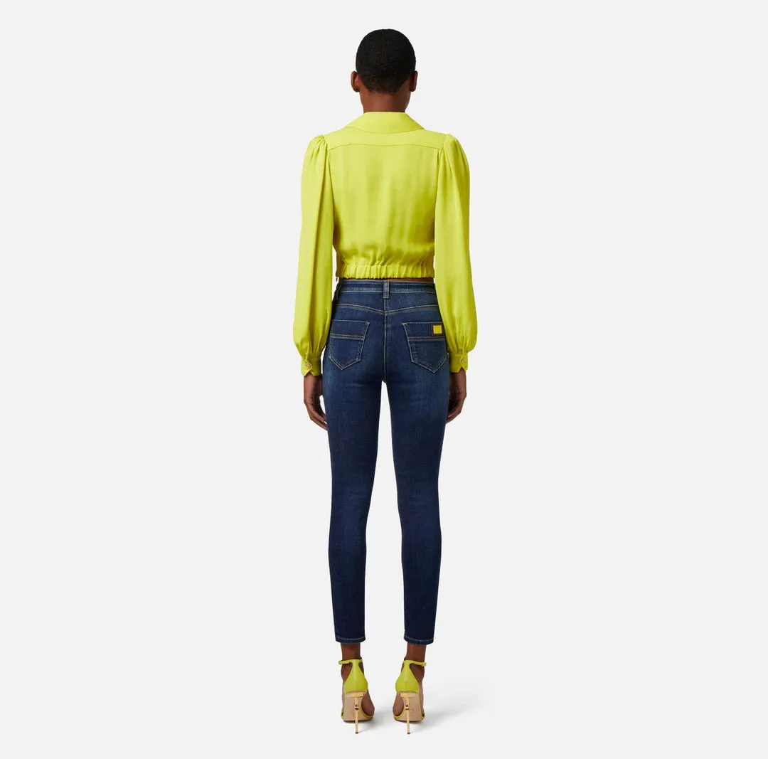 Jeans skinny alla caviglia Elisabetta Franchi PJ53S41E2