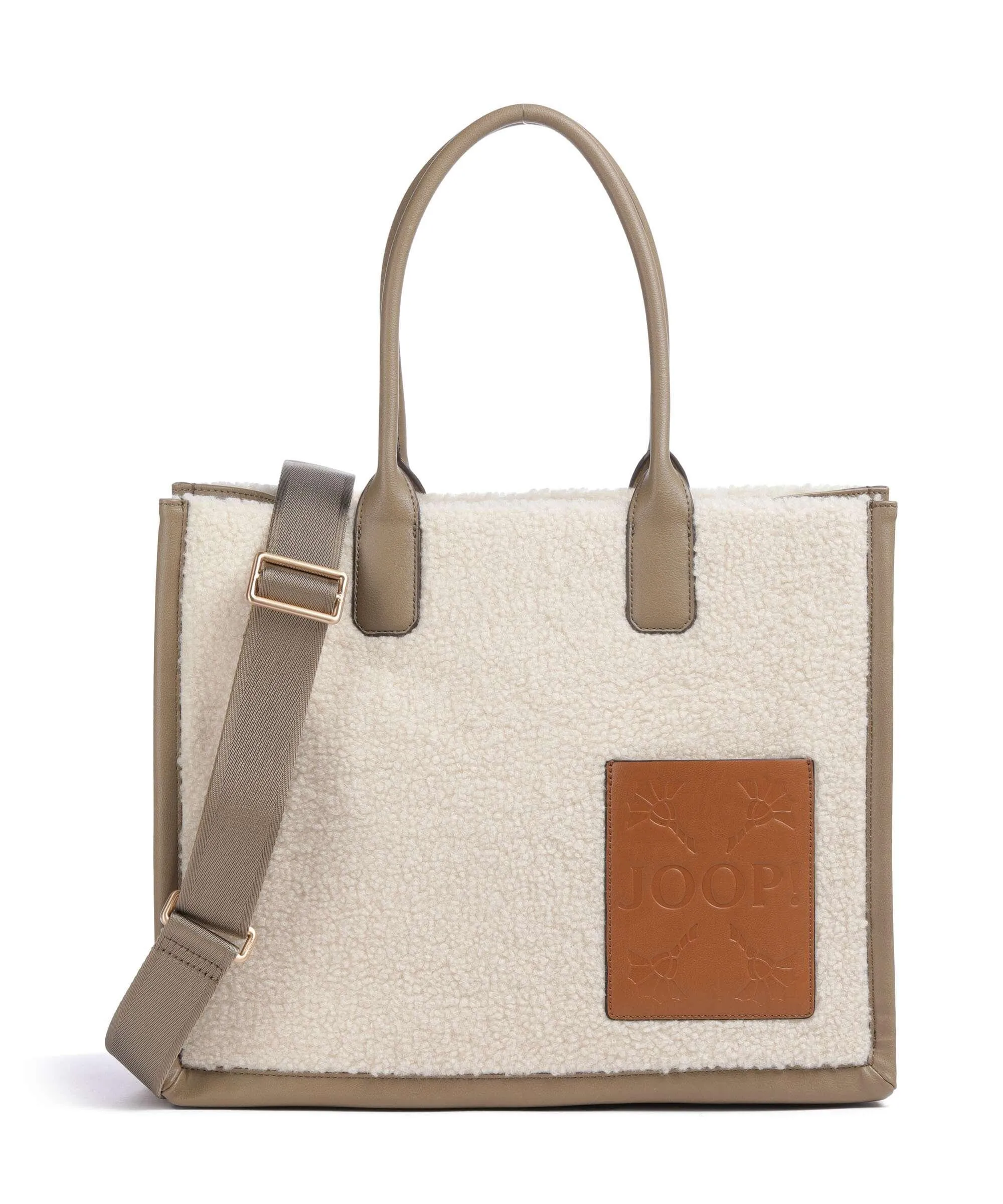  JOOP! Pezza Peluche Aurelia Borsa shopper poliestere marrone chiaro  