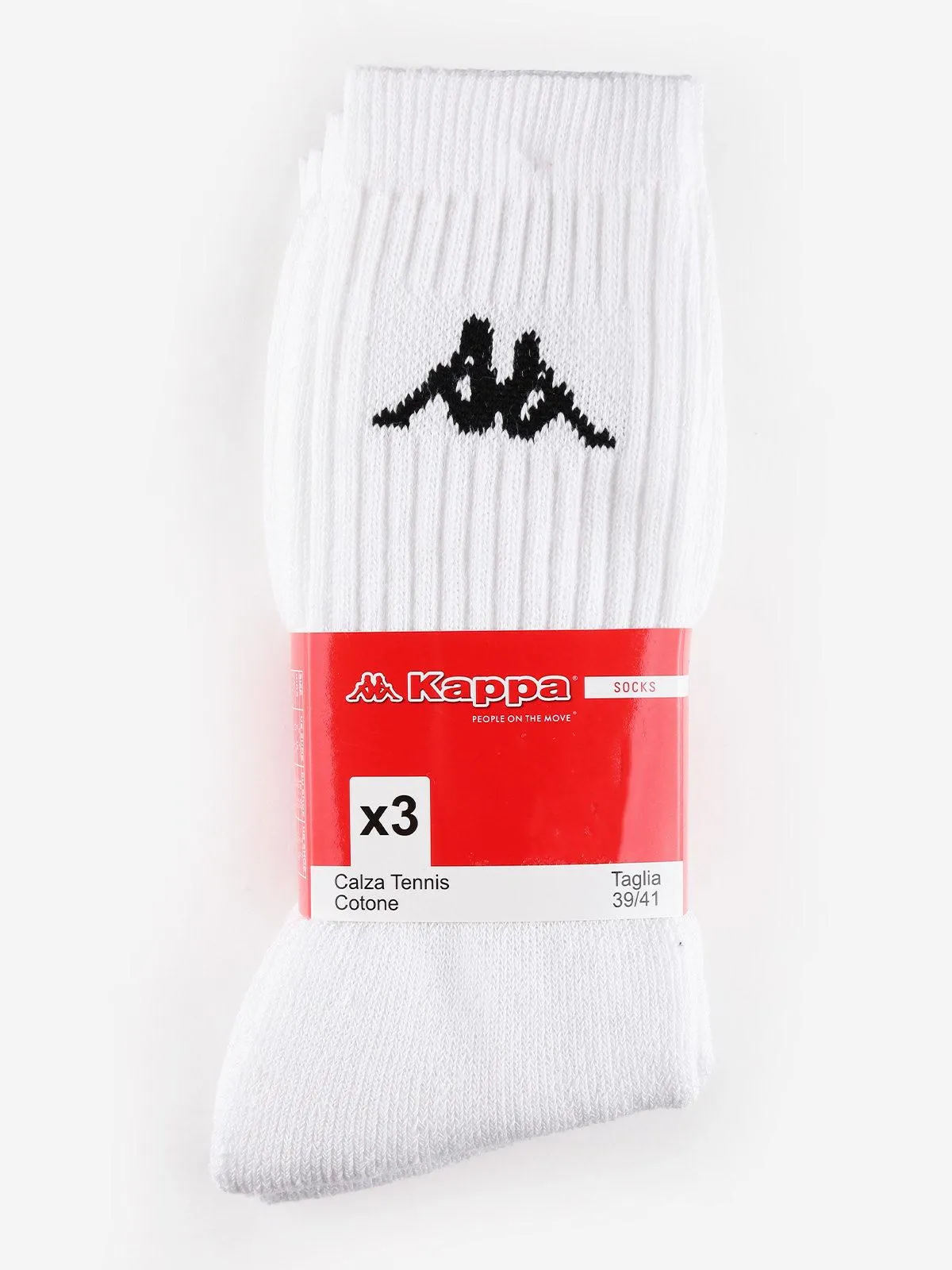 Kappa Chaussettes de tennis en éponge  lot de 3 paires