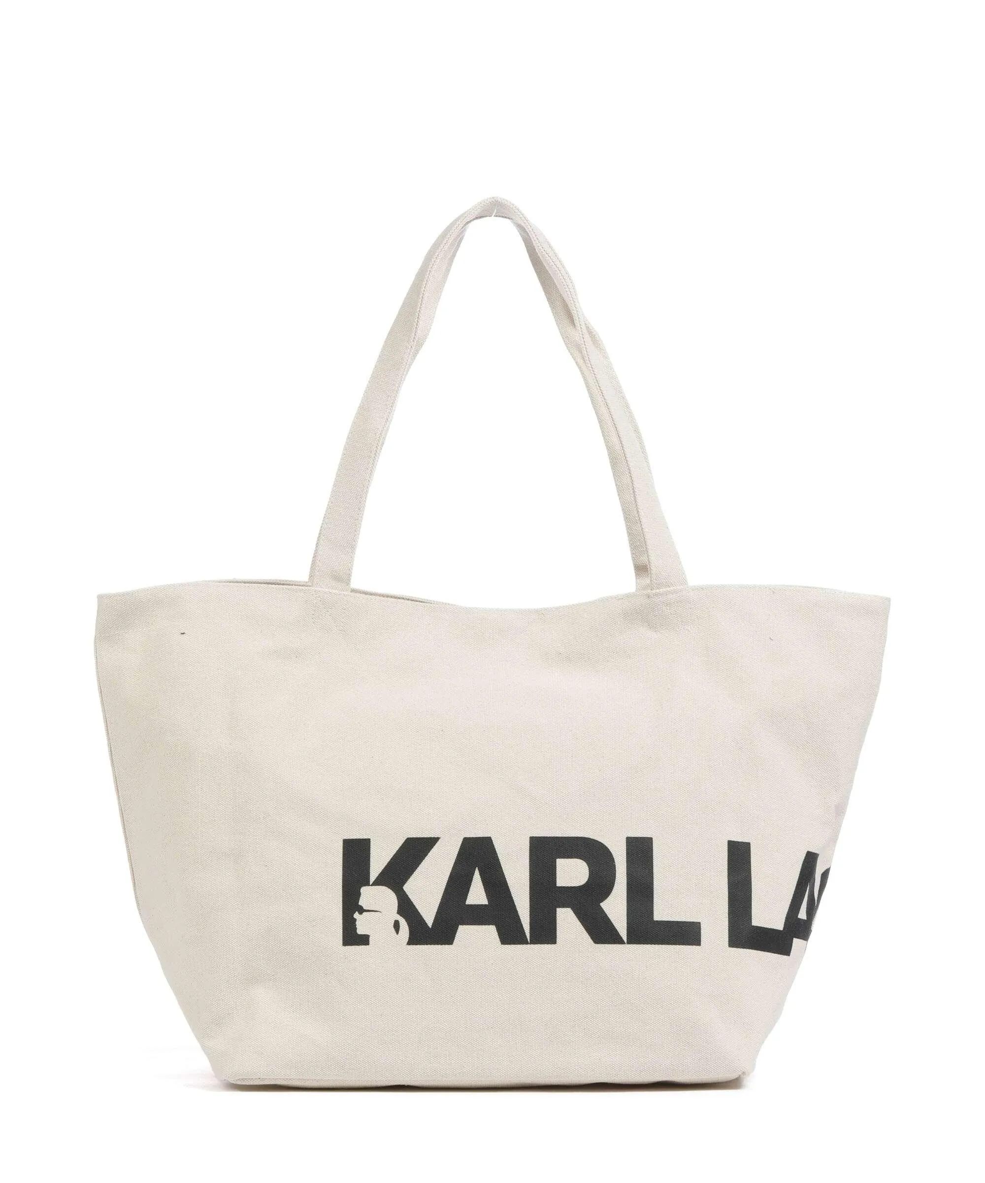  Karl Lagerfeld K/Essential Borsa shopper cotone avorio  