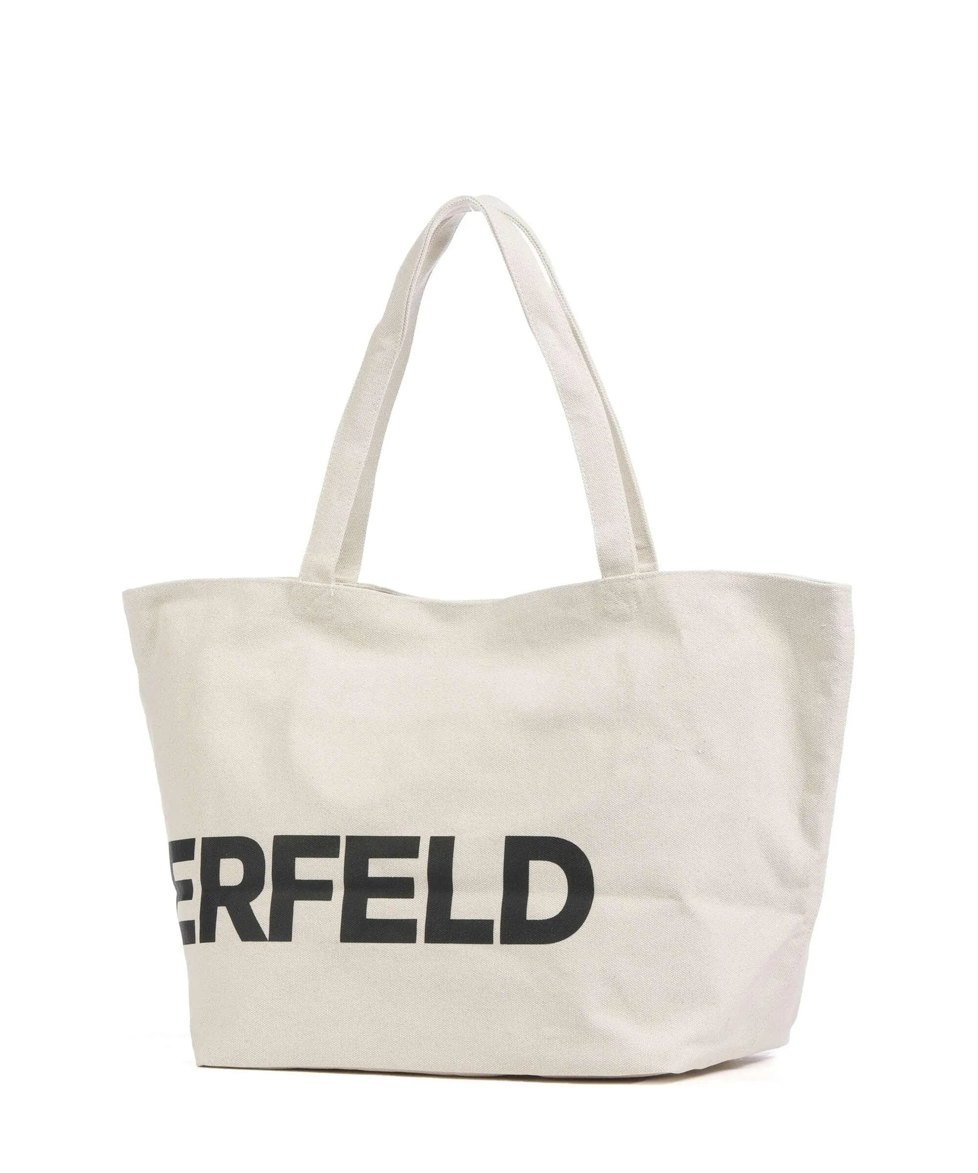  Karl Lagerfeld K/Essential Borsa shopper cotone avorio  
