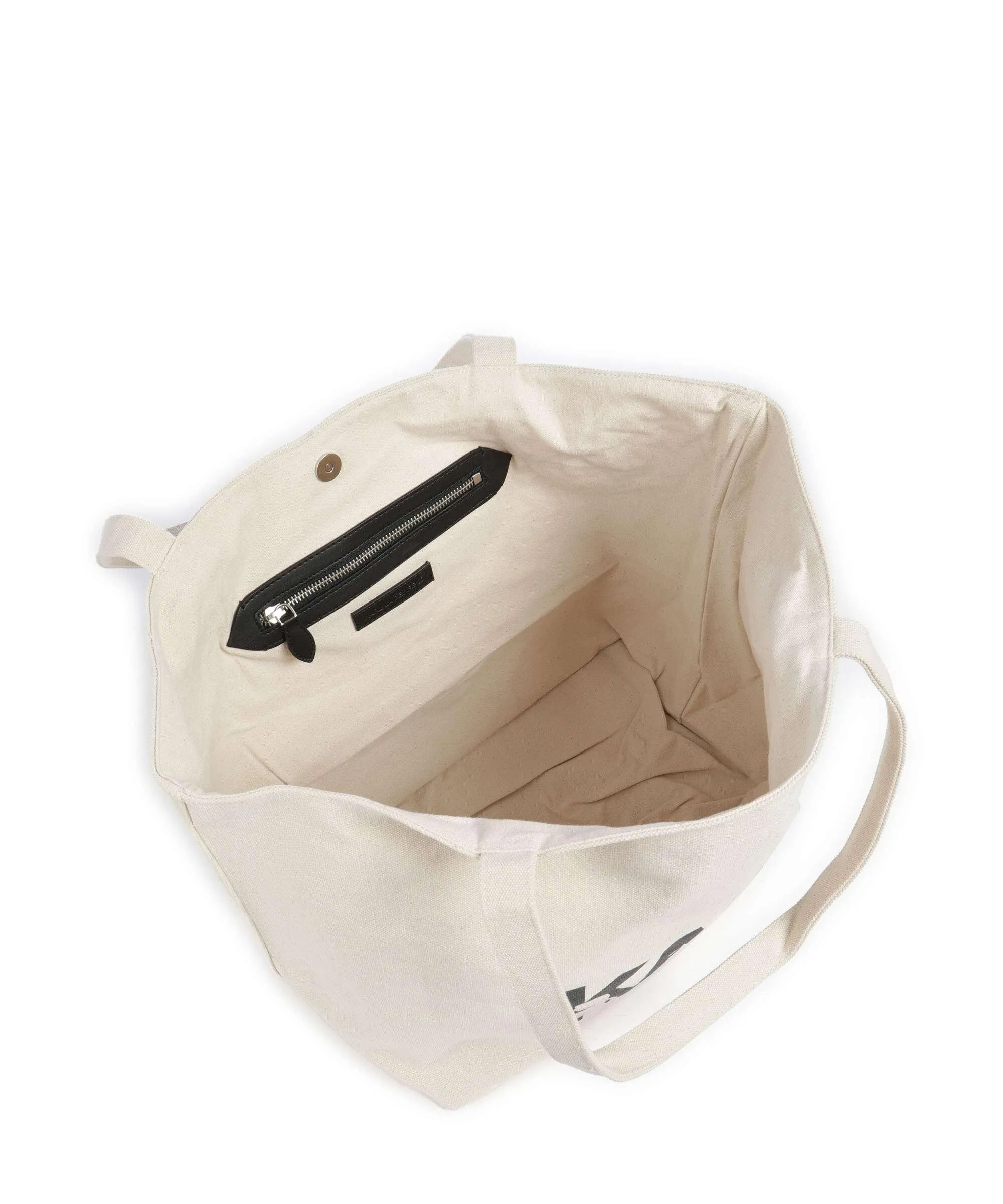  Karl Lagerfeld K/Essential Borsa shopper cotone avorio  