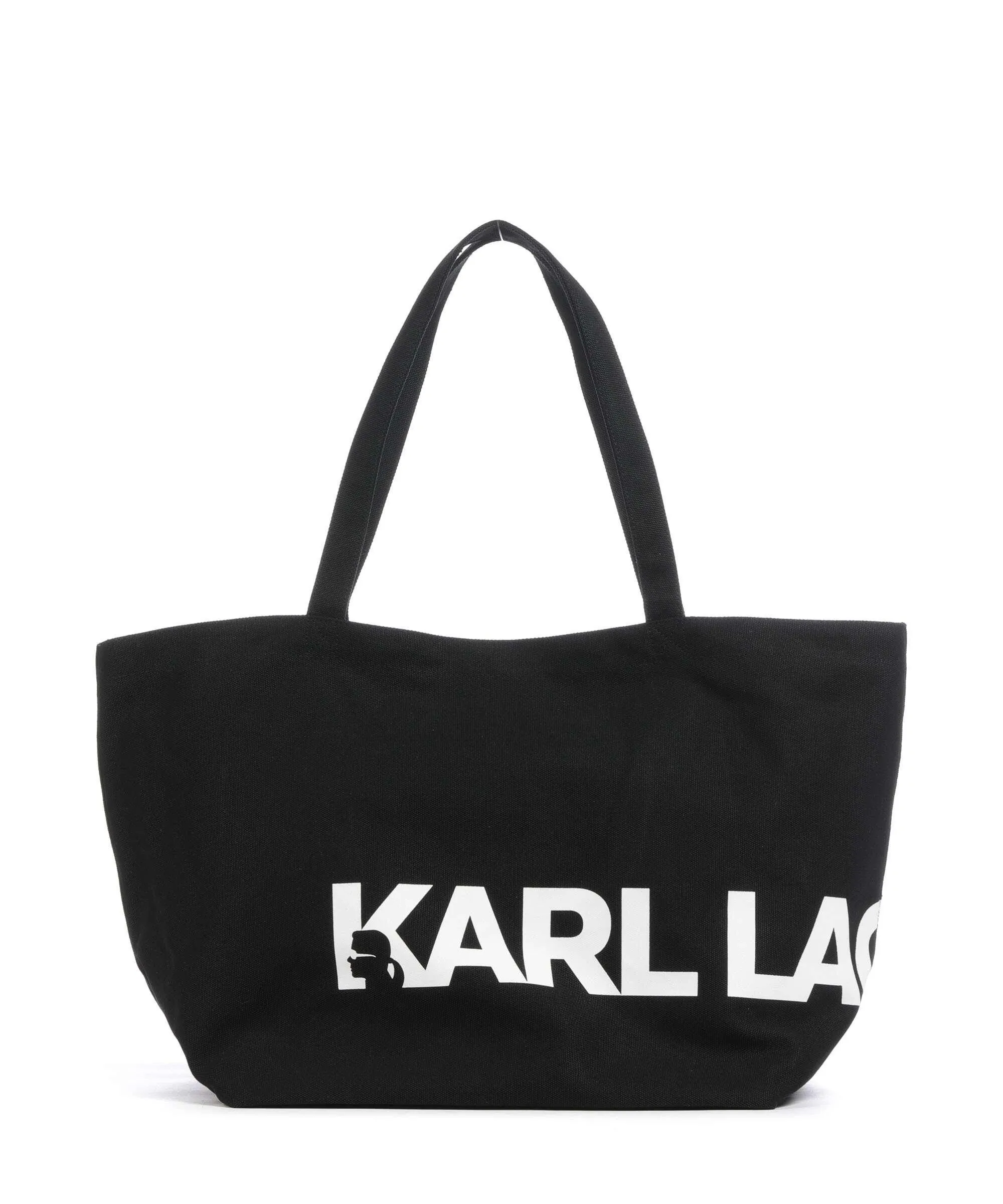  Karl Lagerfeld K/Essential Borsa shopper cotone nero  