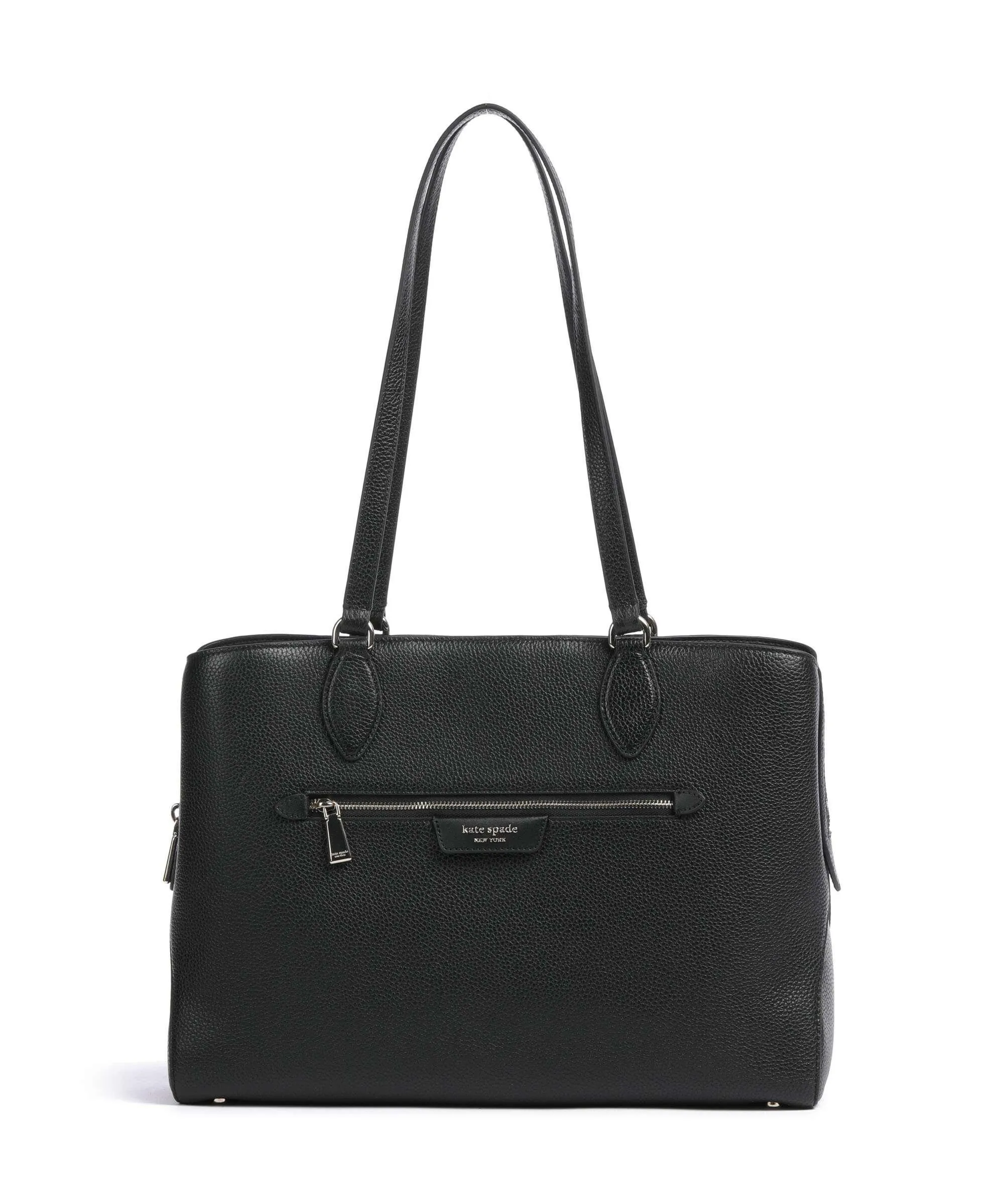  Kate Spade New York Hudson Borsa shopper pelle di vacchetta grana nero  