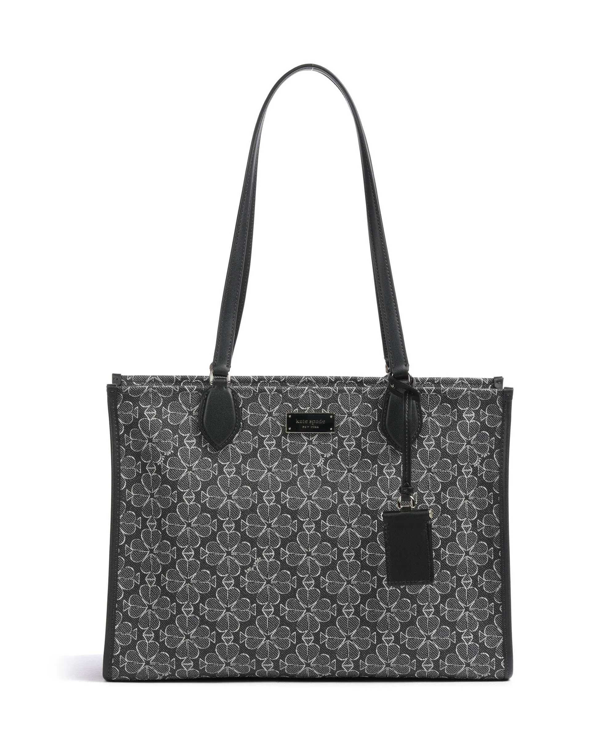  Kate Spade New York Spade Flower Borsa shopper plastica nero/bianco  