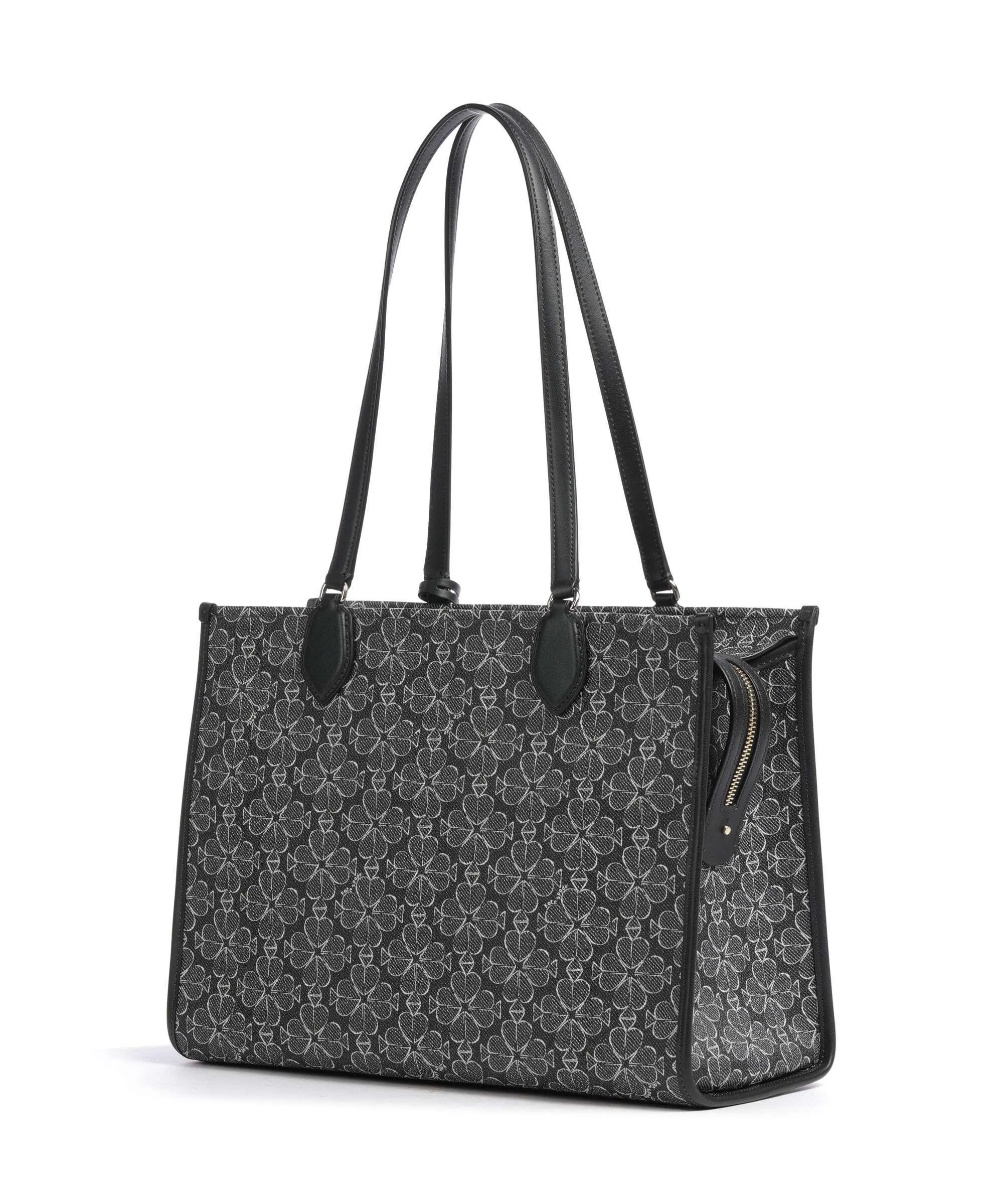  Kate Spade New York Spade Flower Borsa shopper plastica nero/bianco  