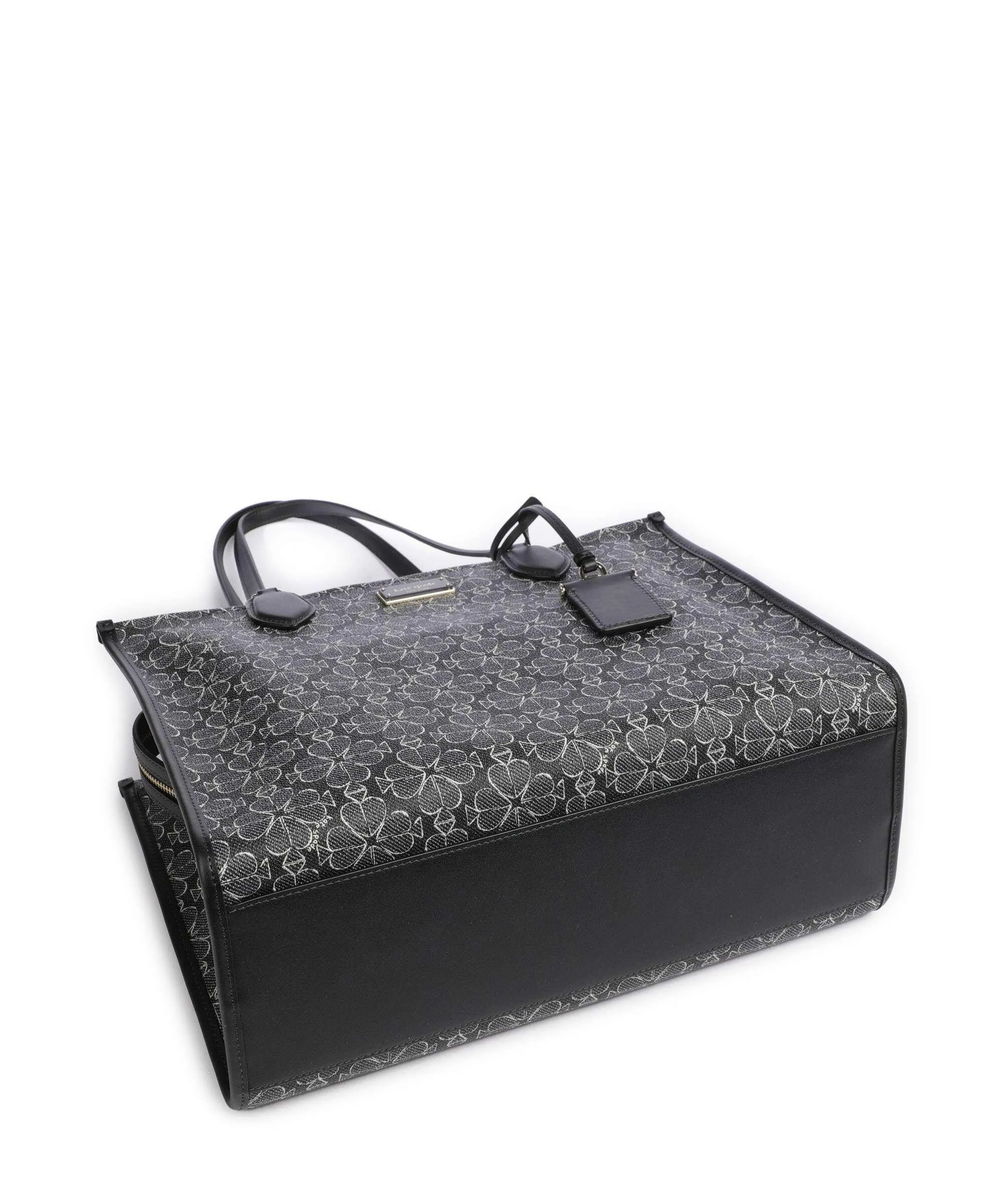  Kate Spade New York Spade Flower Borsa shopper plastica nero/bianco  