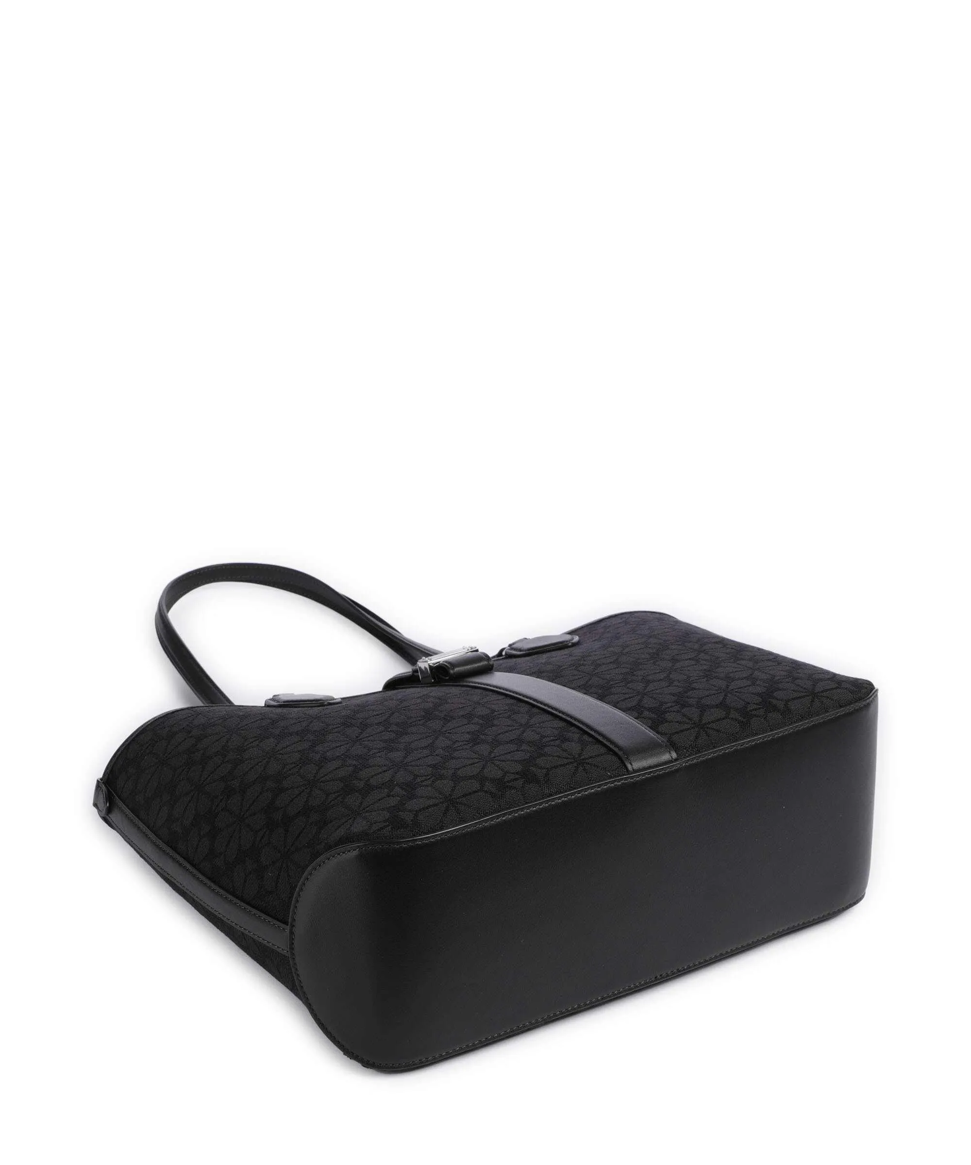  Kate Spade New York Spade Flower Jacquard Borsa shopper tissu nero  