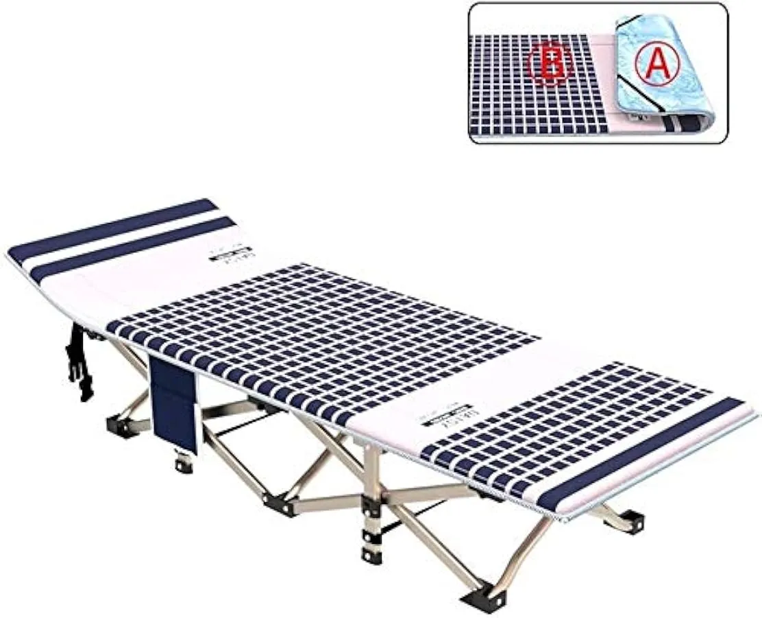 KDKDA Letto Pieghevole per Spiaggia Brandina da Campeggio Letto da Camping Letto per Ospiti Campeggio per Adulti Il più Comodo R