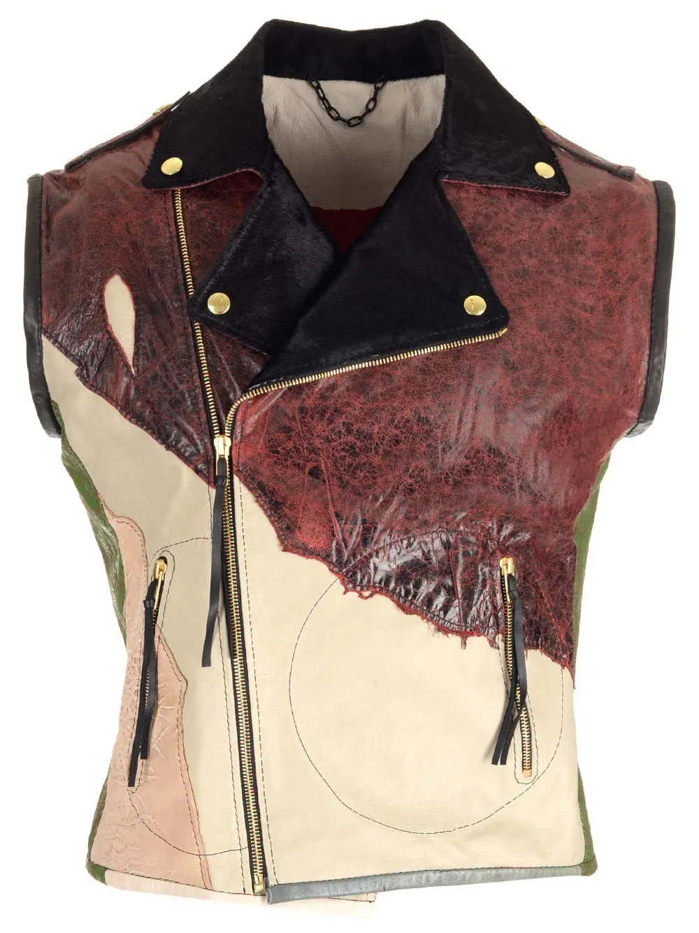   Laboratorio Riciclo Pelle  Gilet 