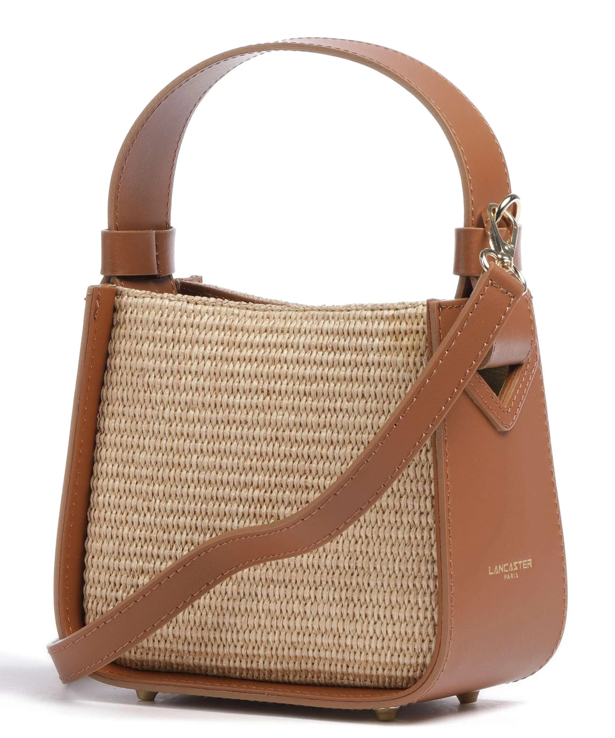  Lancaster Actual Mini Osier Italie Borsa a spalla libro, pelle bovina marrone/beige  
