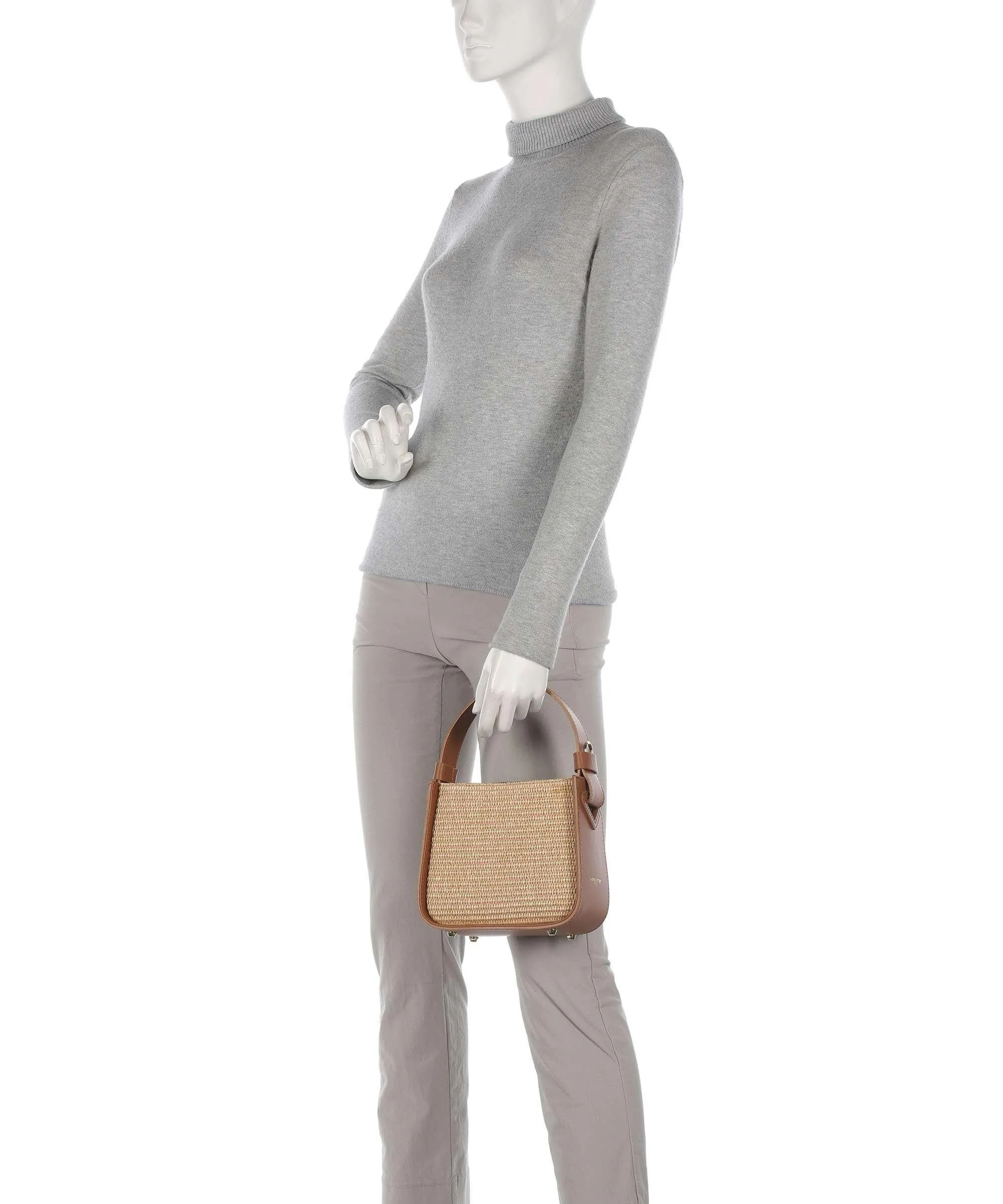  Lancaster Actual Mini Osier Italie Borsa a spalla libro, pelle bovina marrone/beige  