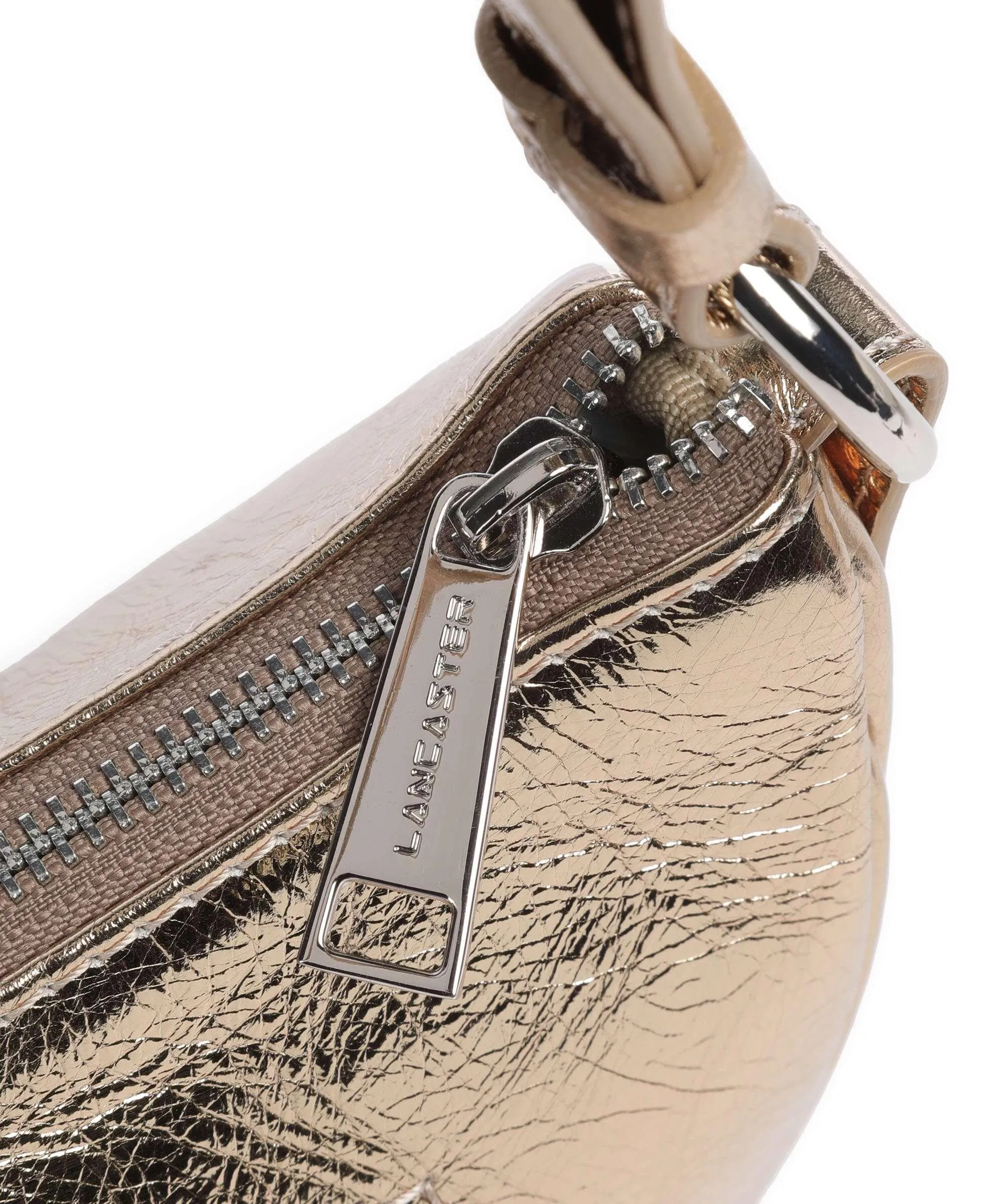  Lancaster Firenze Fashion Borsa a spalla pelle di vacchetta grana oro  