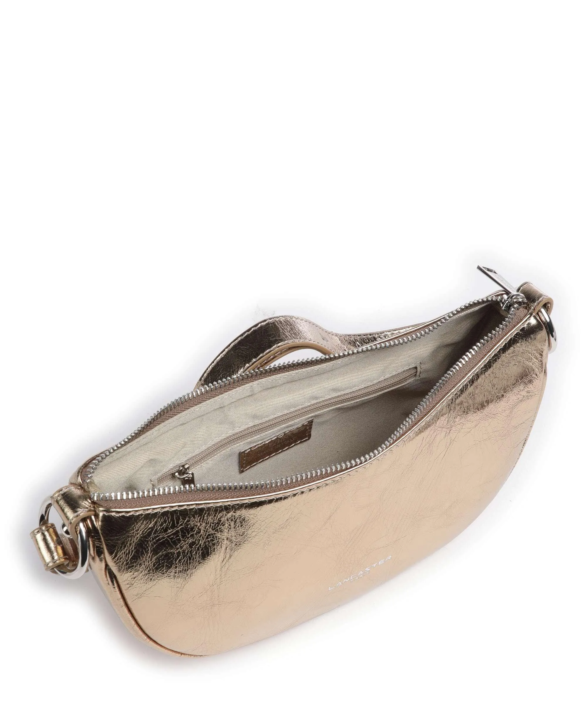  Lancaster Firenze Fashion Borsa a spalla pelle di vacchetta grana oro  