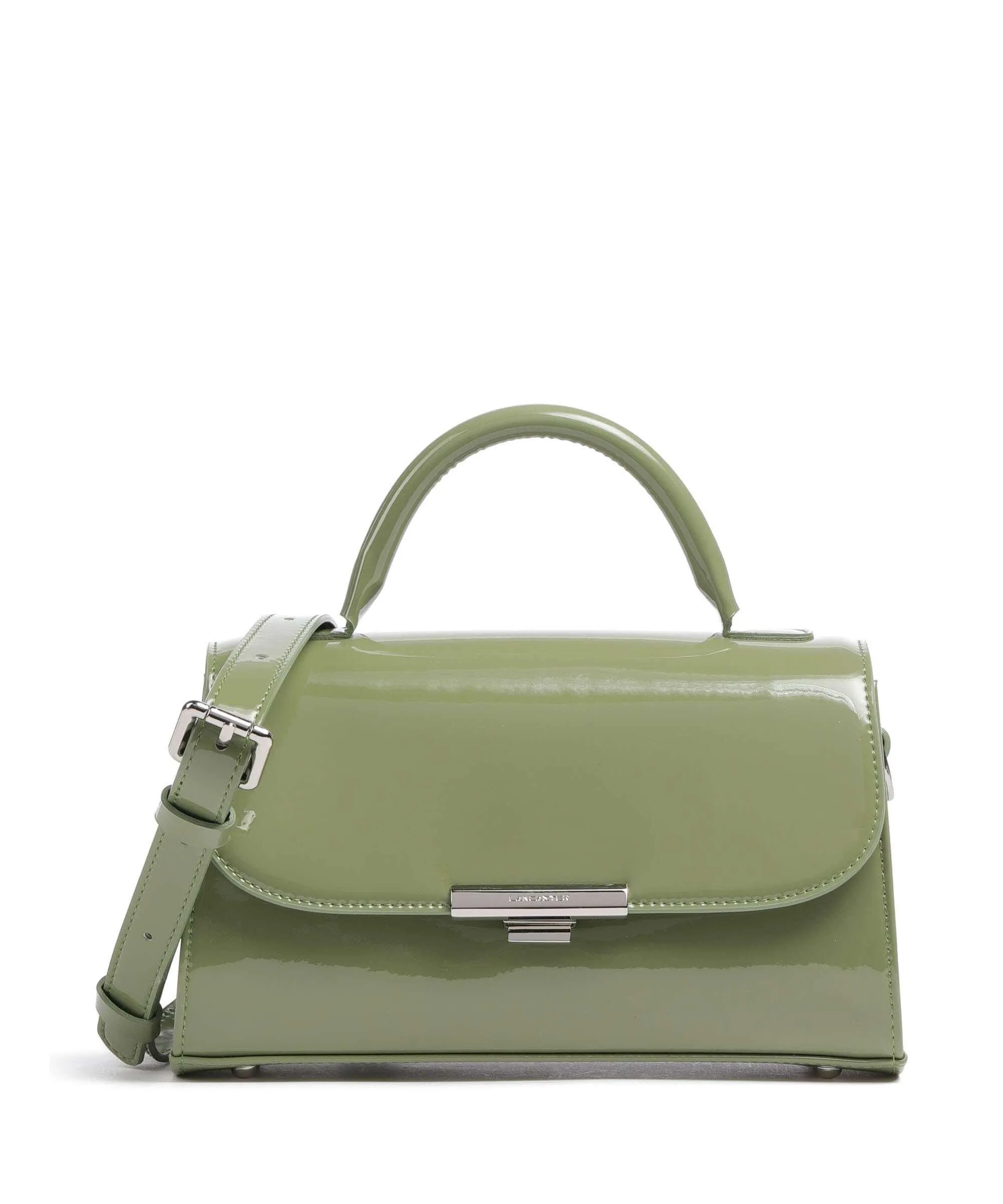  Lancaster Firenze Vernis Borsa a mano pelle sintetica verde  
