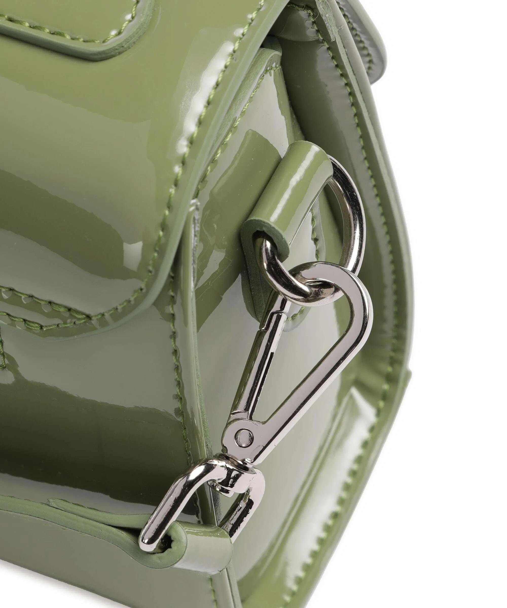  Lancaster Firenze Vernis Borsa a mano pelle sintetica verde  