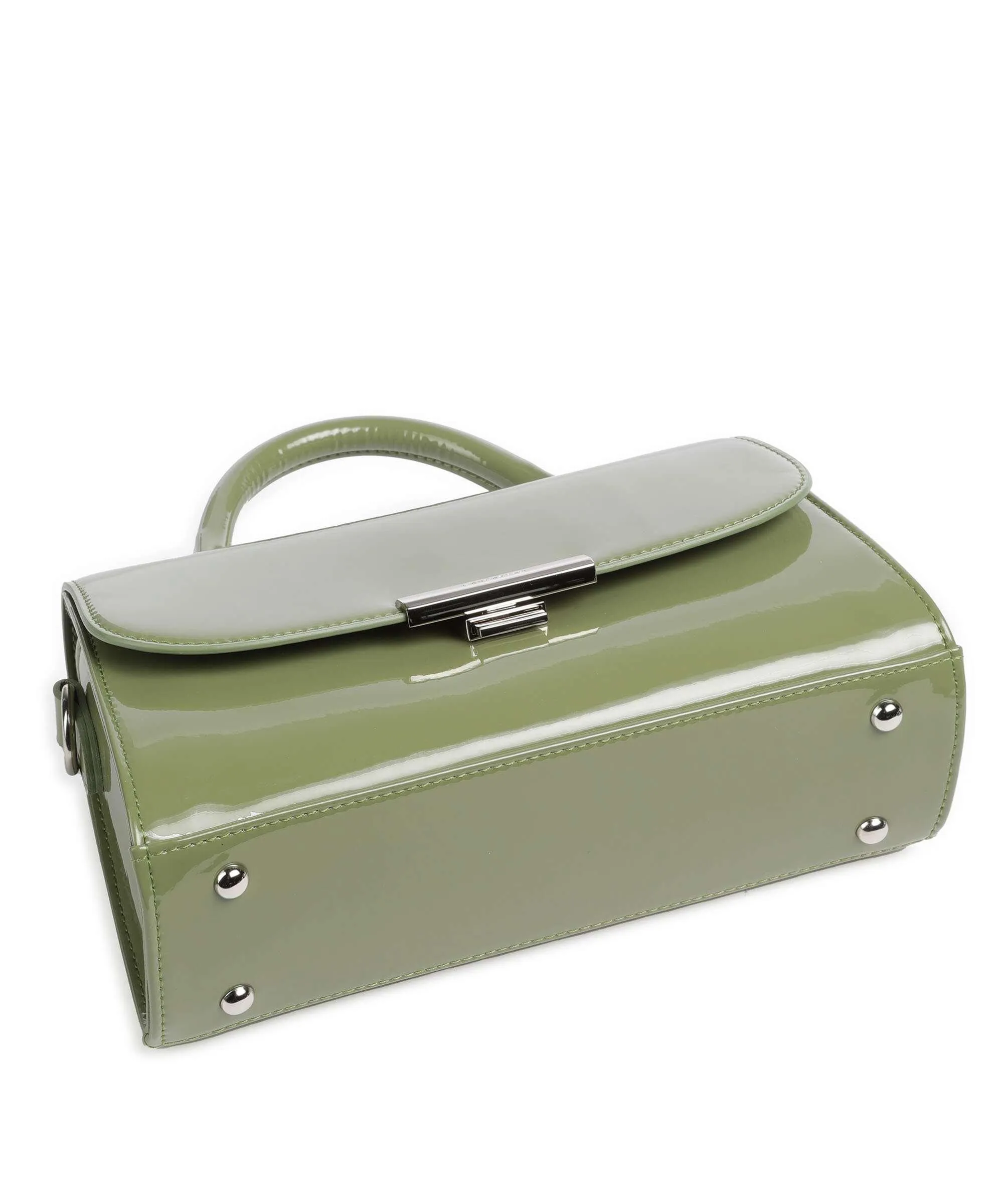  Lancaster Firenze Vernis Borsa a mano pelle sintetica verde  