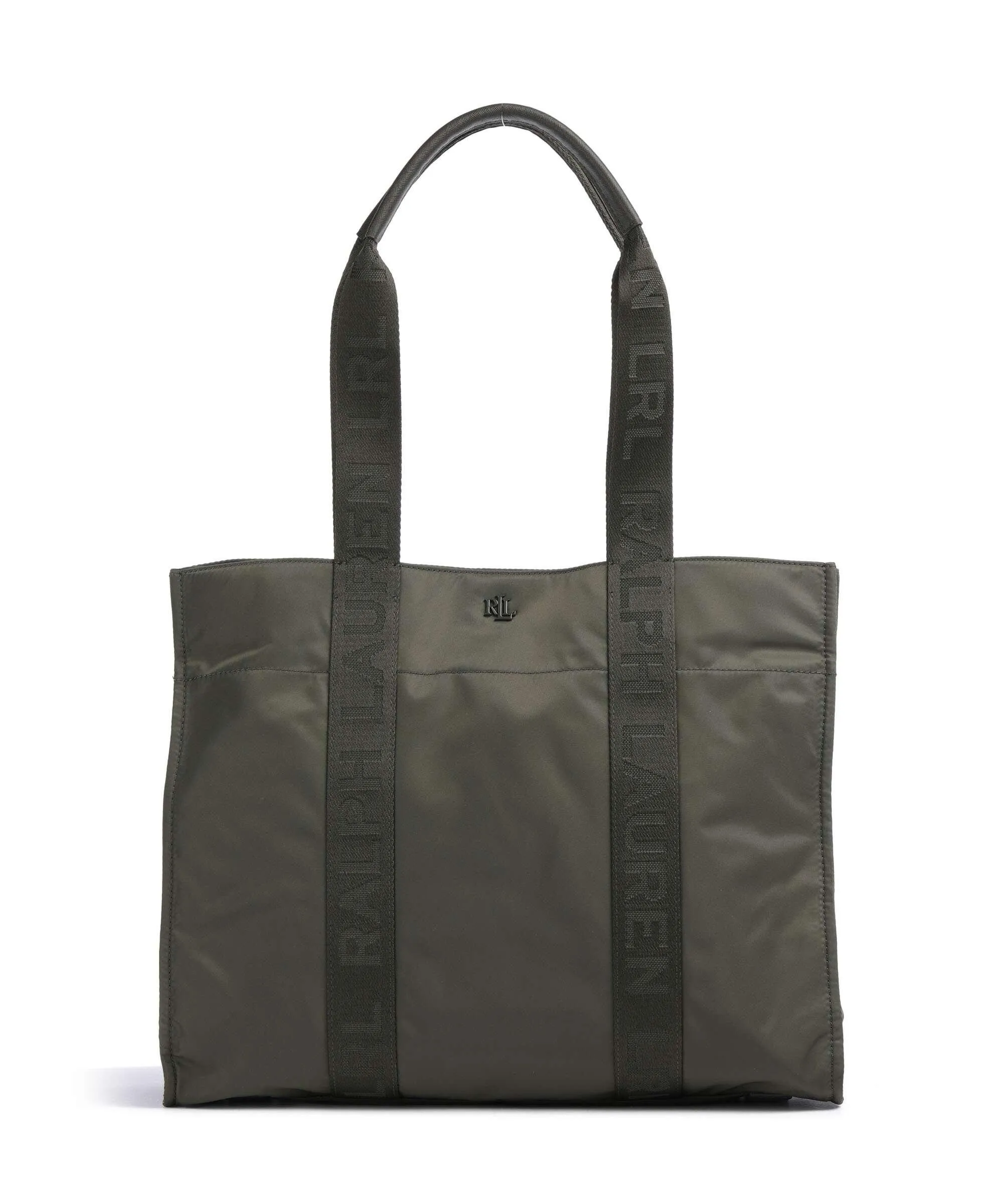  Lauren Ralph Lauren Stevie Large Borsa shopper nylon verde-oliva  