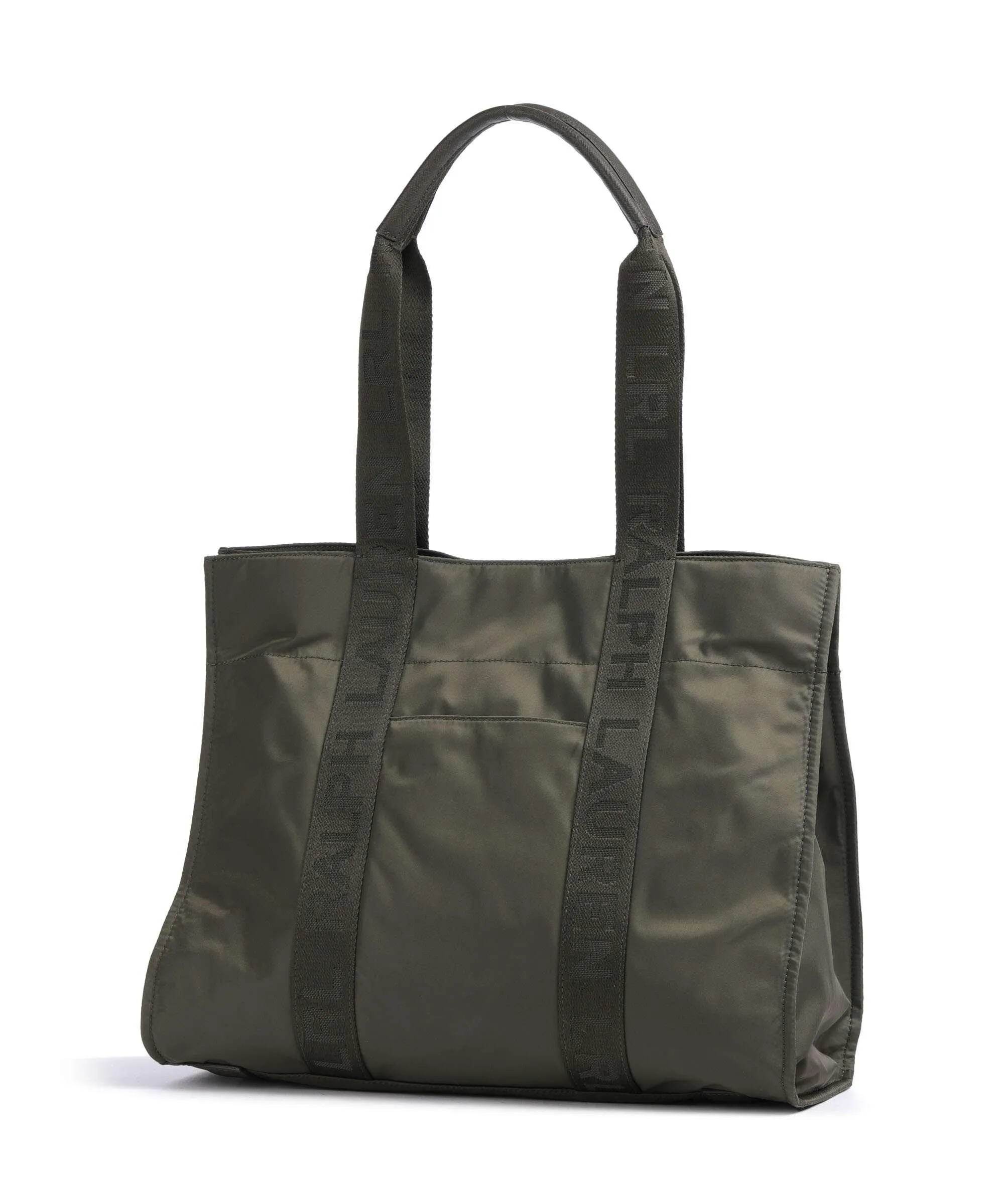  Lauren Ralph Lauren Stevie Large Borsa shopper nylon verde-oliva  