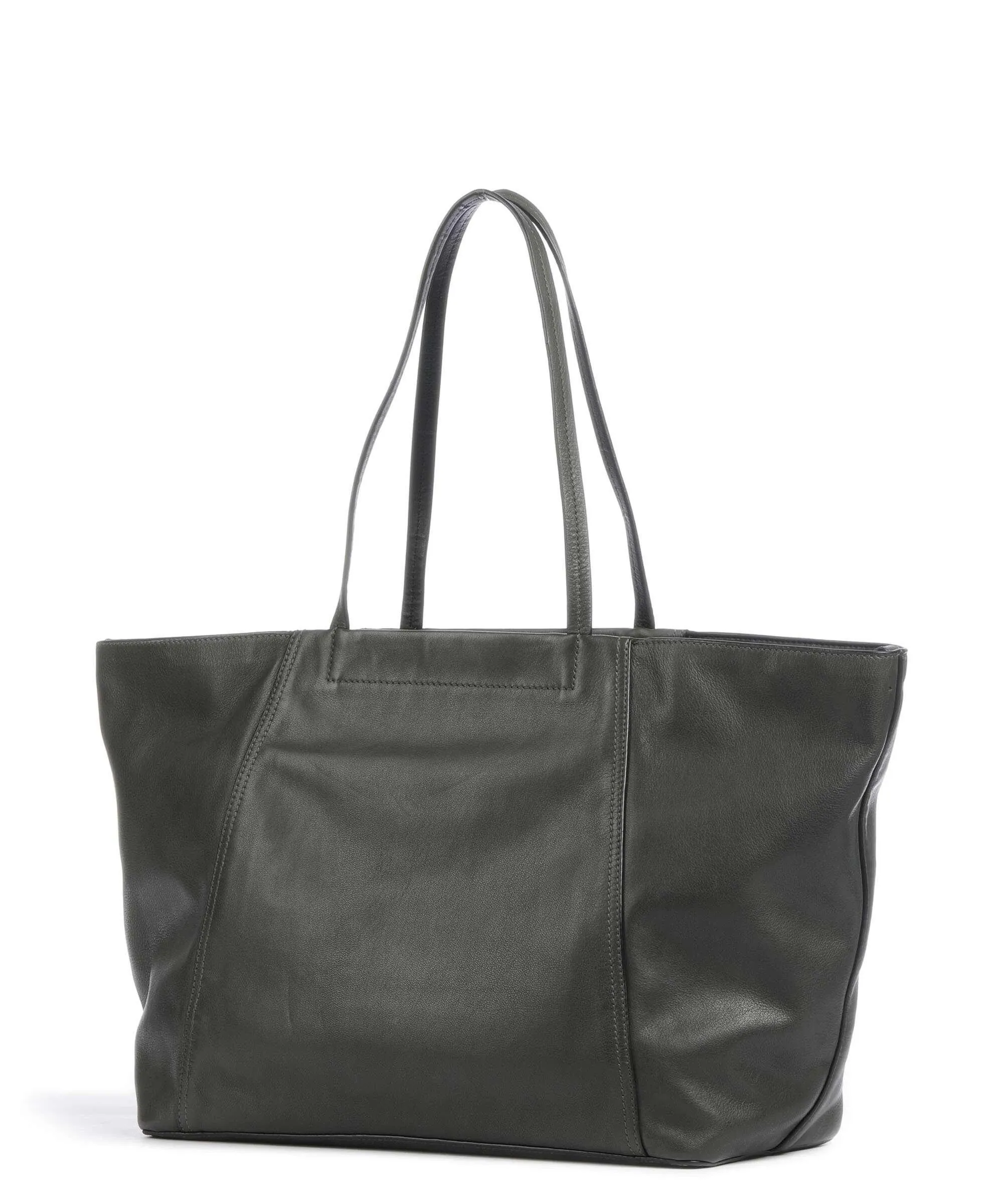  Liebeskind Chudy Sheep Natural L Borsa shopper pelle di pecora verde scuro  