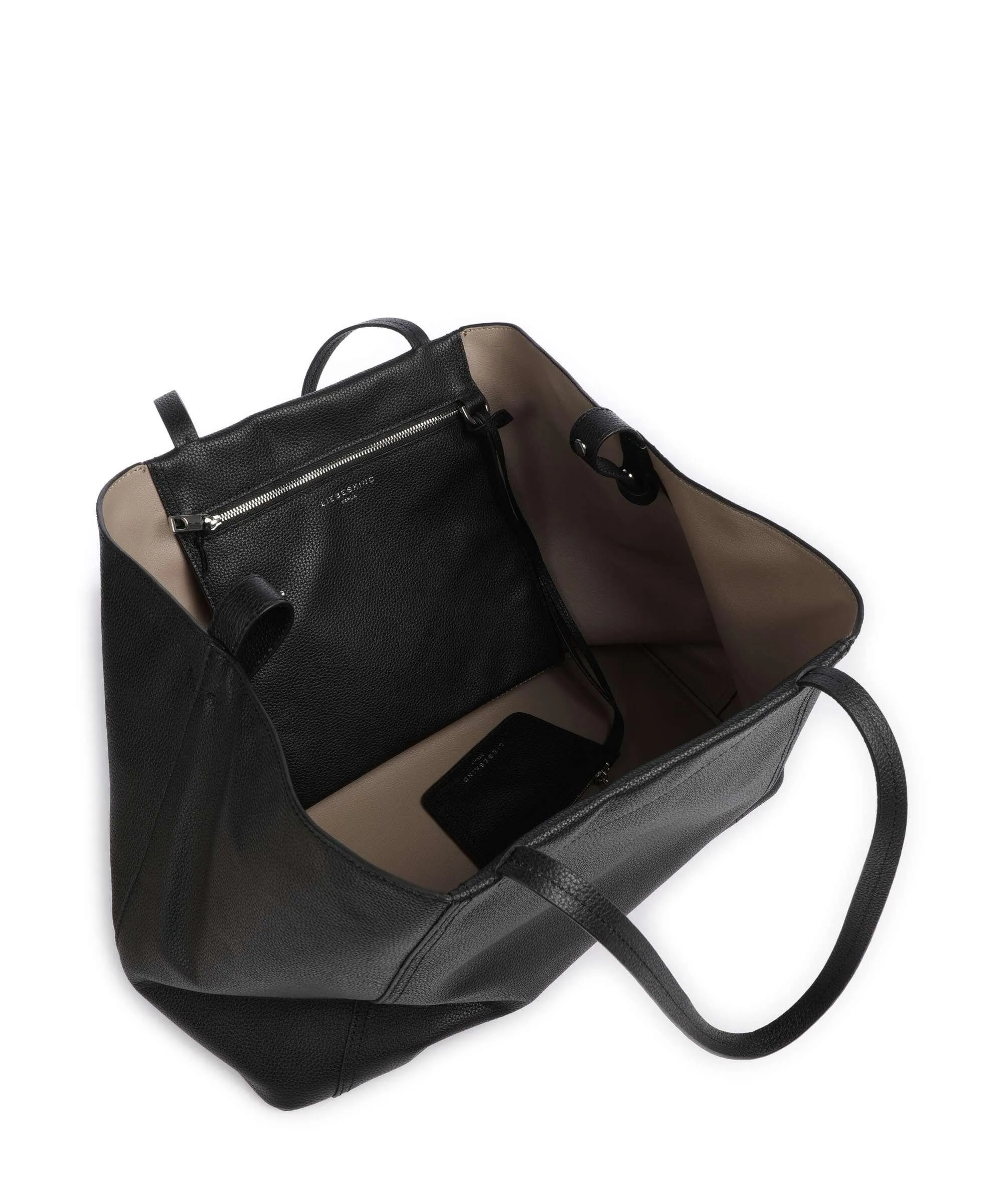  Liebeskind Chudy Small Pebble L Borsa shopper pelle di vacchetta grana nero  