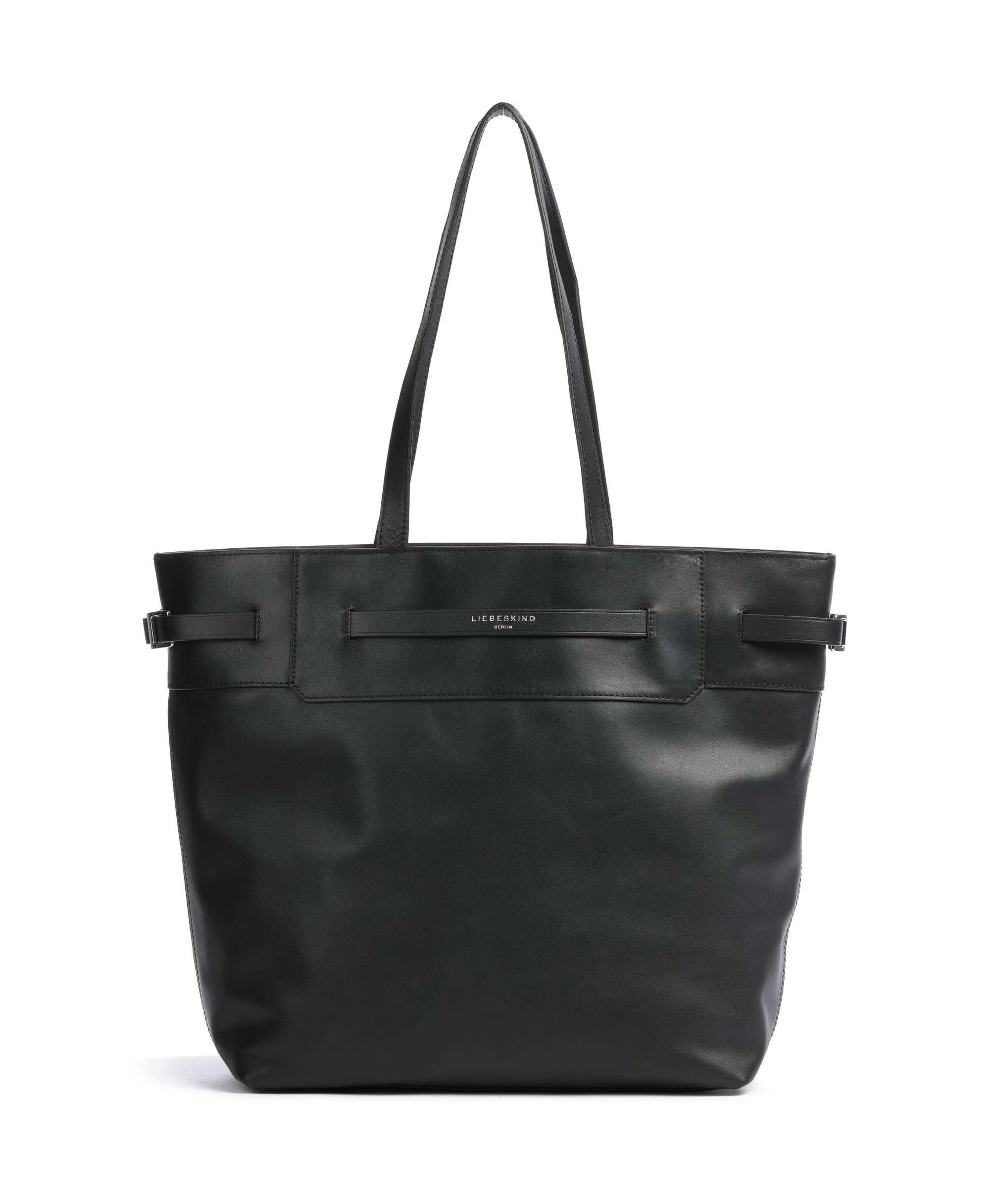  Liebeskind Lora Calf Optic L Borsa shopper pelle di vitello finemente grana nero  