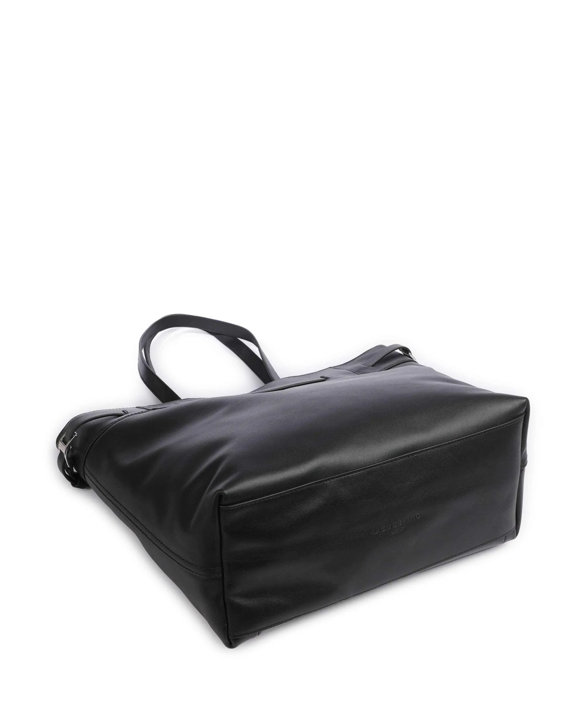  Liebeskind Lora Calf Optic L Borsa shopper pelle di vitello finemente grana nero  
