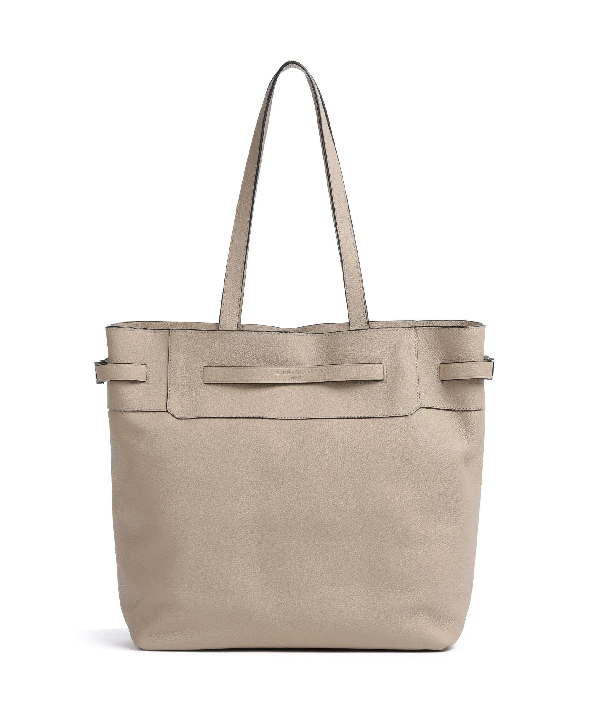  Liebeskind Lora Small Pebble L Borsa shopper pelle granulata beige  