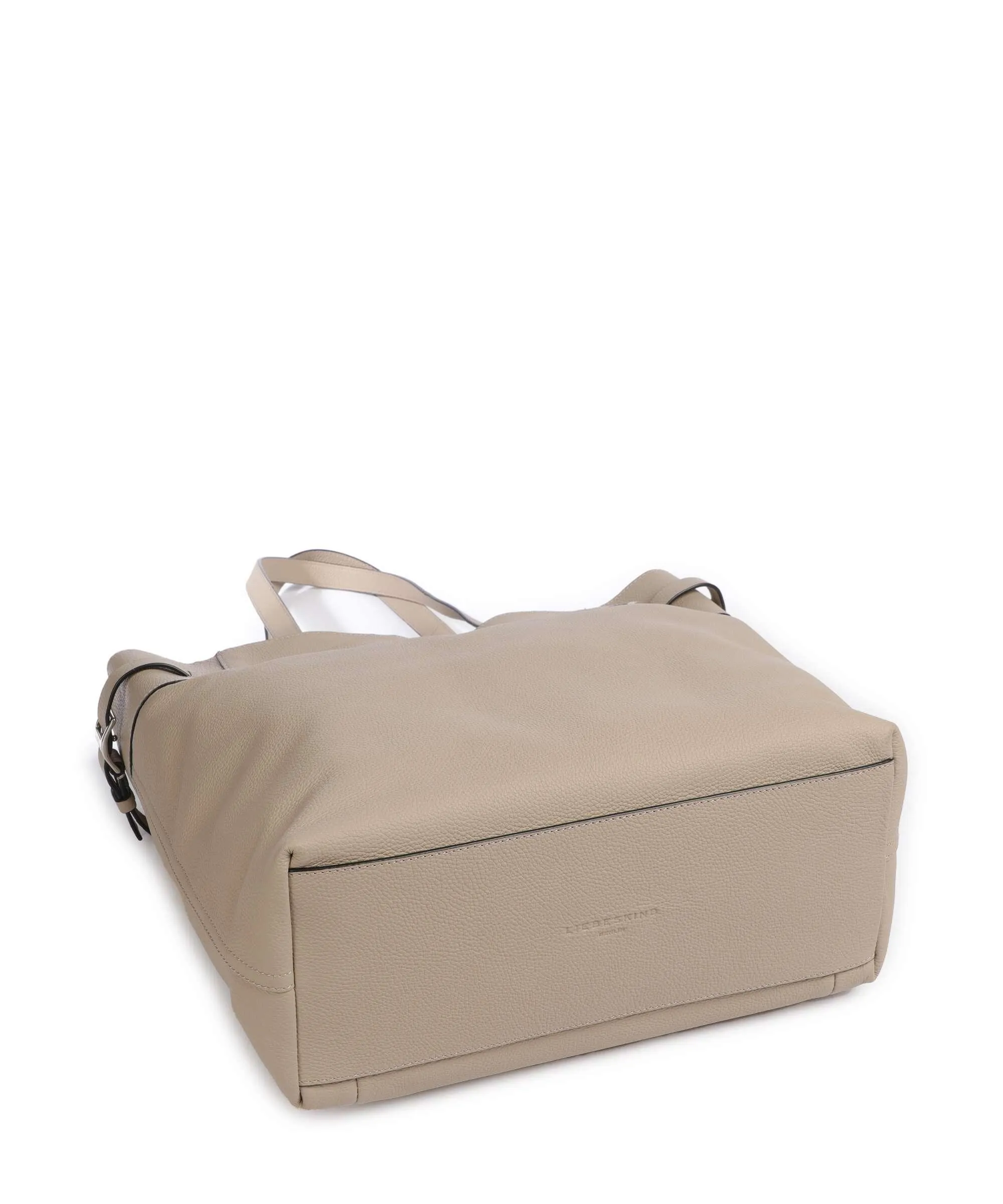  Liebeskind Lora Small Pebble L Borsa shopper pelle granulata beige  