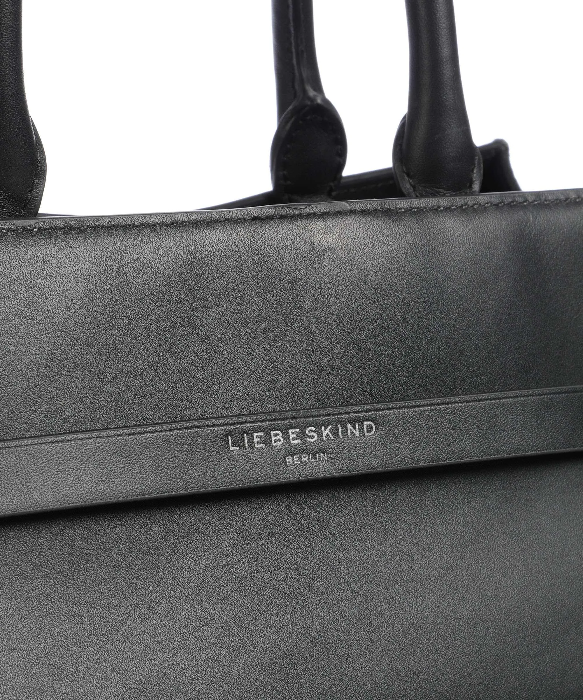  Liebeskind Lora Suede L Borsa shopper pelle ruvida verde scuro  