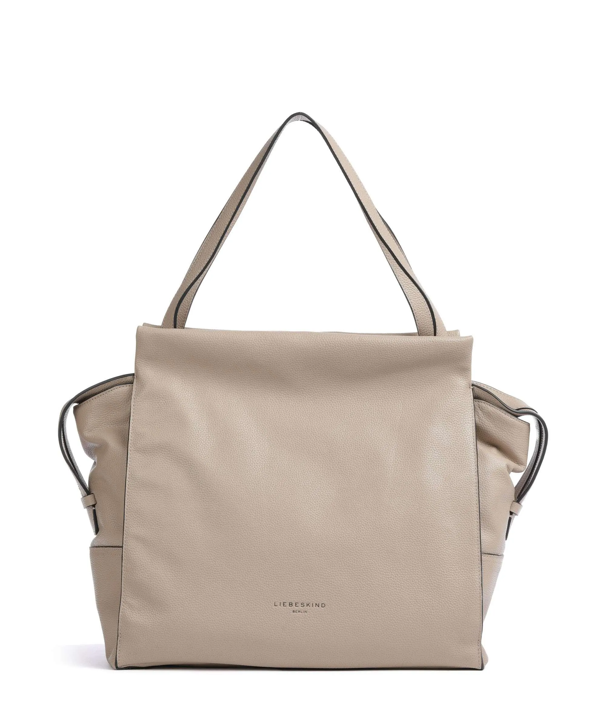  Liebeskind Lou Small Pebble L Borsa shopper pelle di vacchetta grana beige  