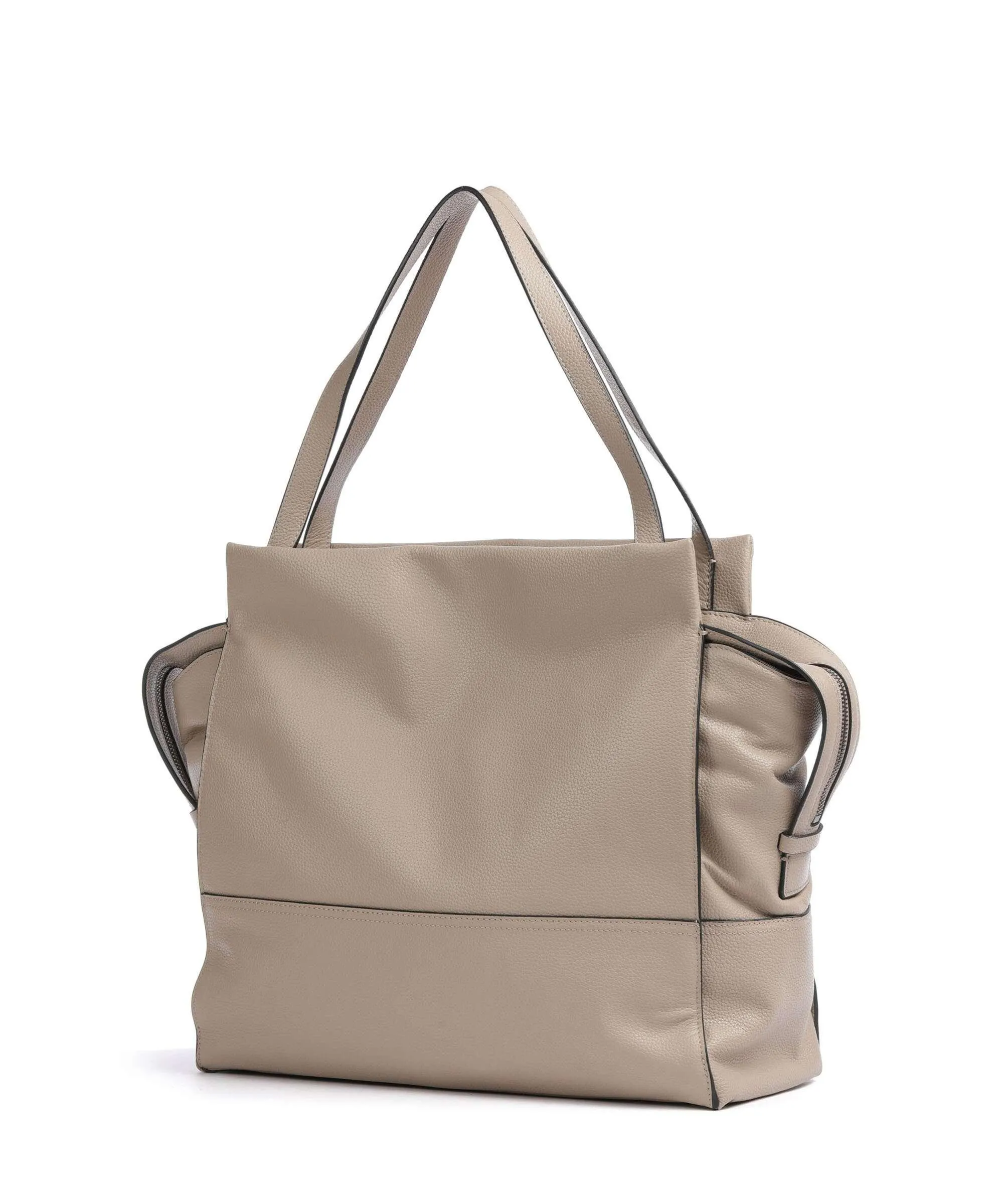 Liebeskind Lou Small Pebble L Borsa shopper pelle di vacchetta grana beige  