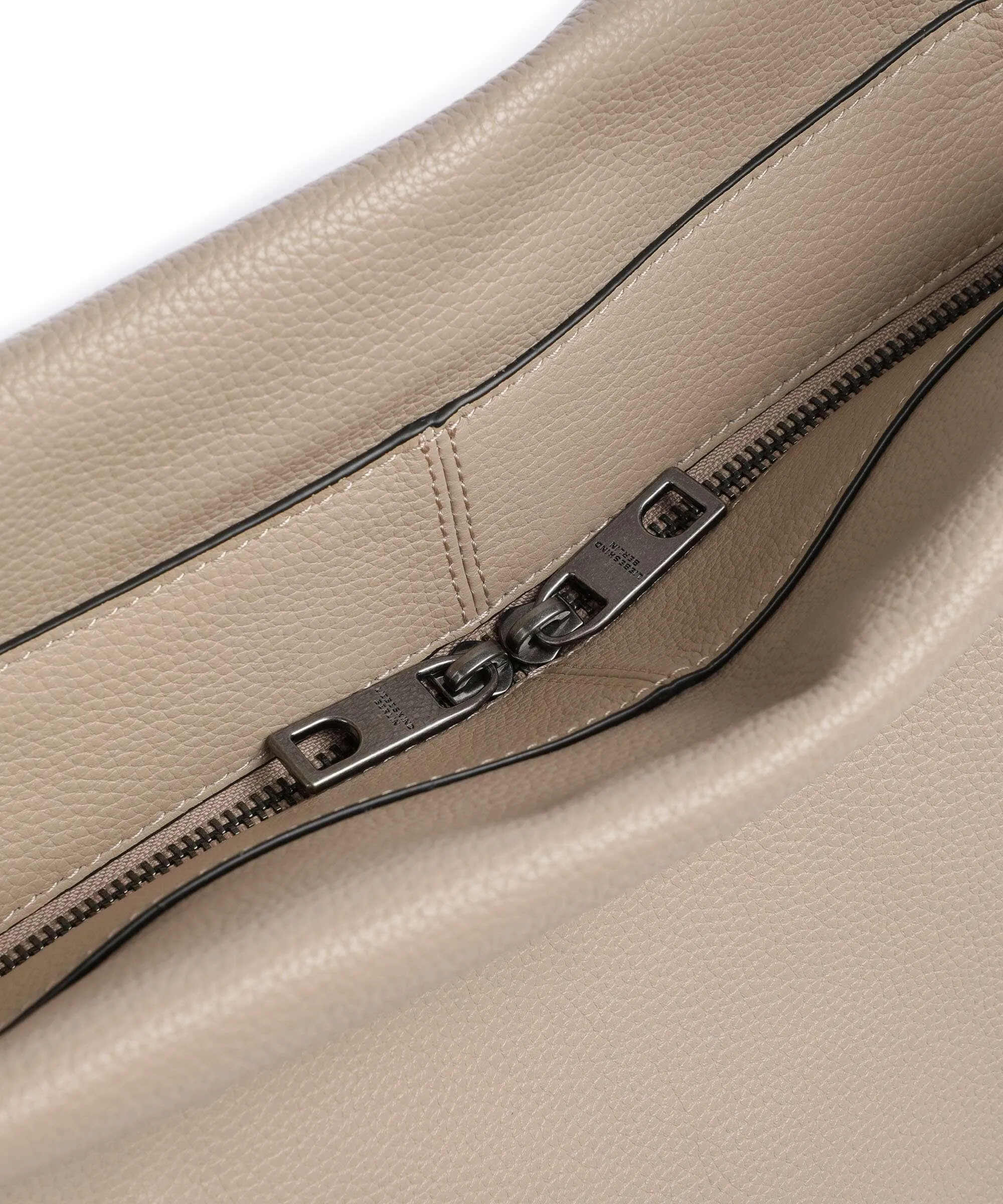  Liebeskind Lou Small Pebble L Borsa shopper pelle di vacchetta grana beige  