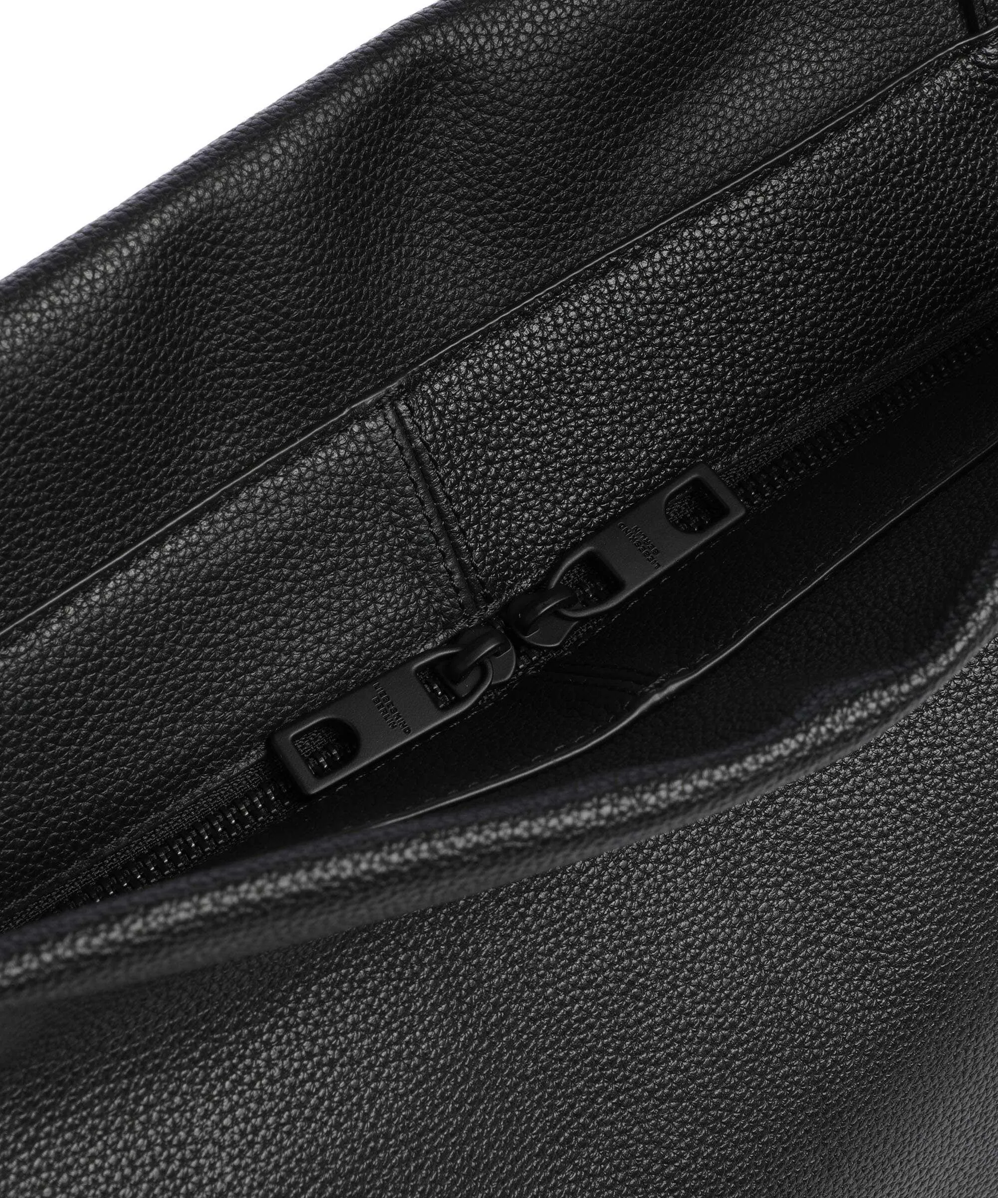  Liebeskind Lou Small Pebble L Borsa shopper pelle di vacchetta grana nero  