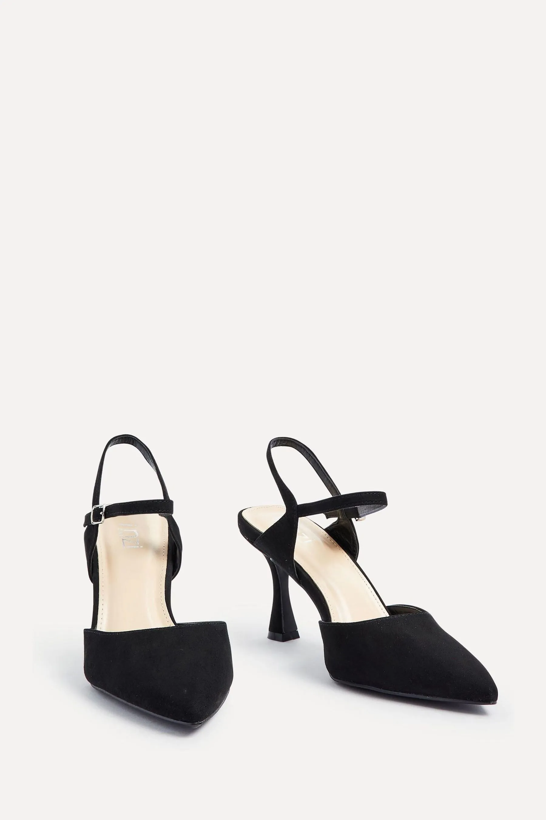 Linzi - Duetto Vestibilità ampia scarpe con tacco sul retro e cinturino alla caviglia