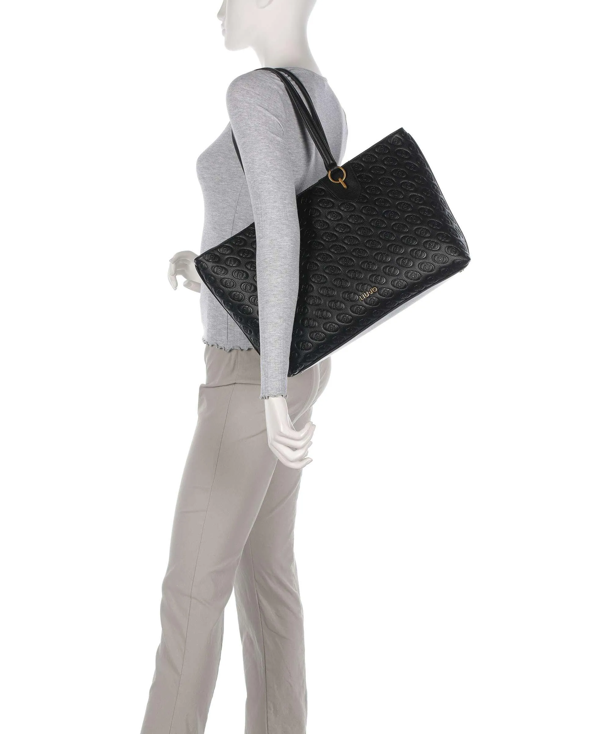  Liu Jo Adonide Borsa shopper pelle sintetica nero  