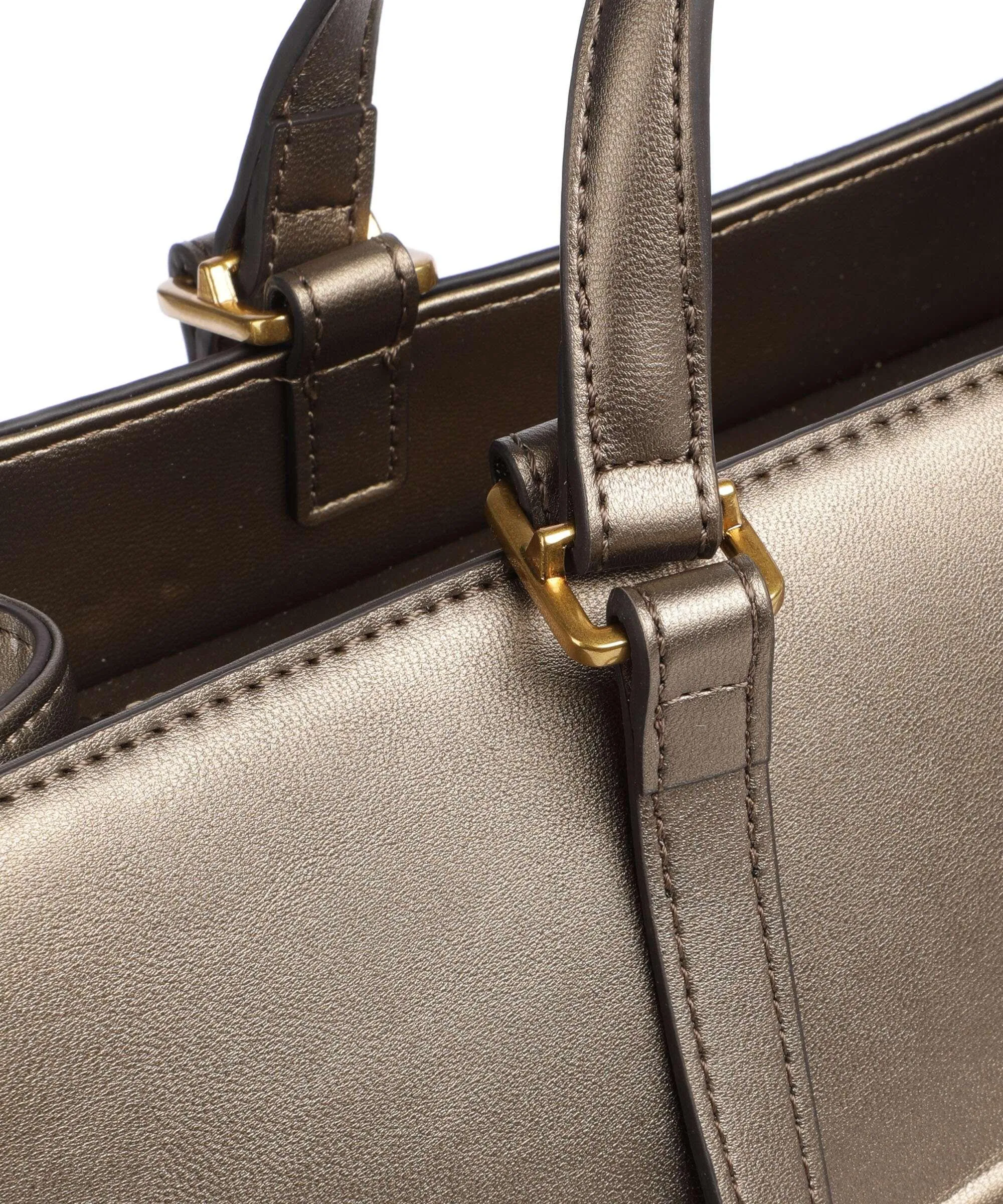  Liu Jo Rubino Borsa shopper pelle sintetica bronzo  