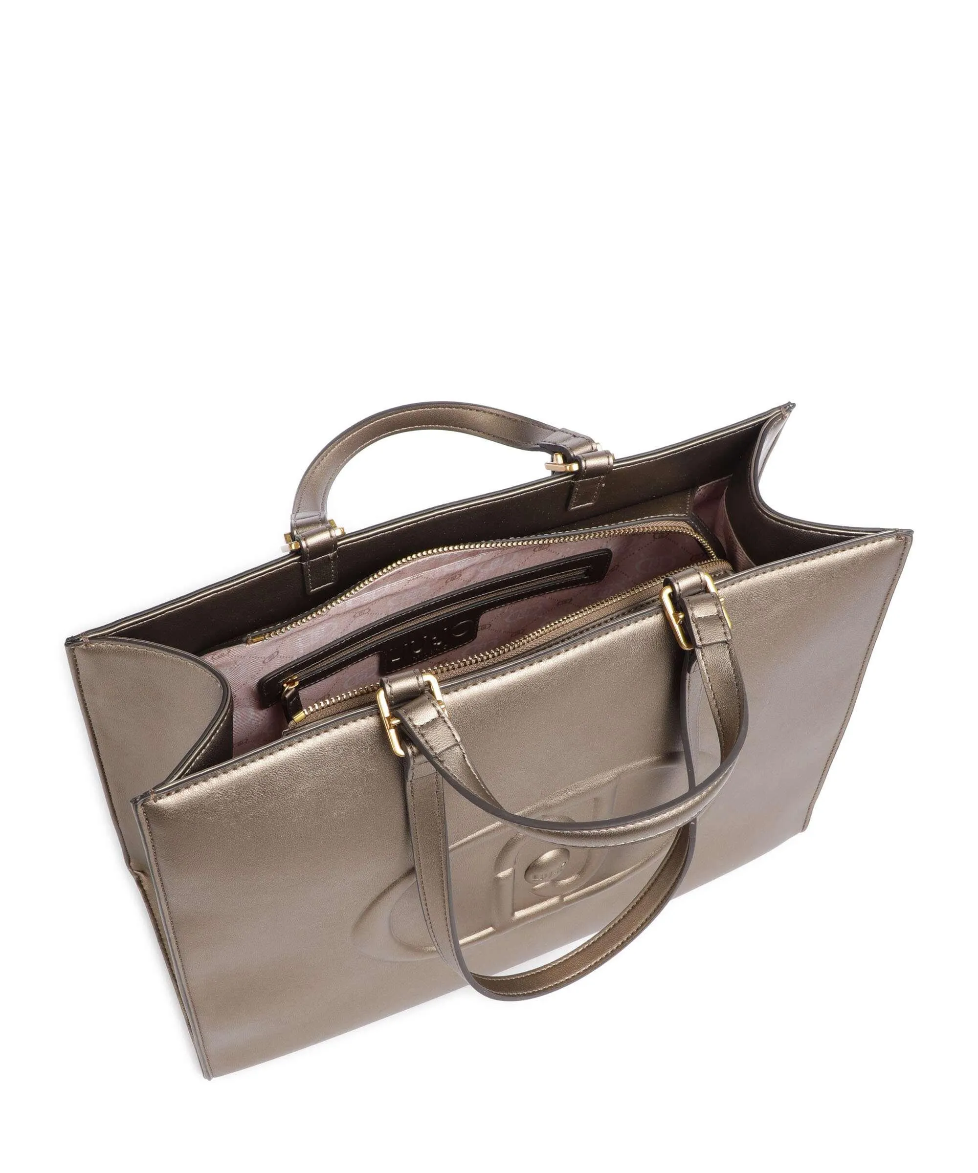  Liu Jo Rubino Borsa shopper pelle sintetica bronzo  