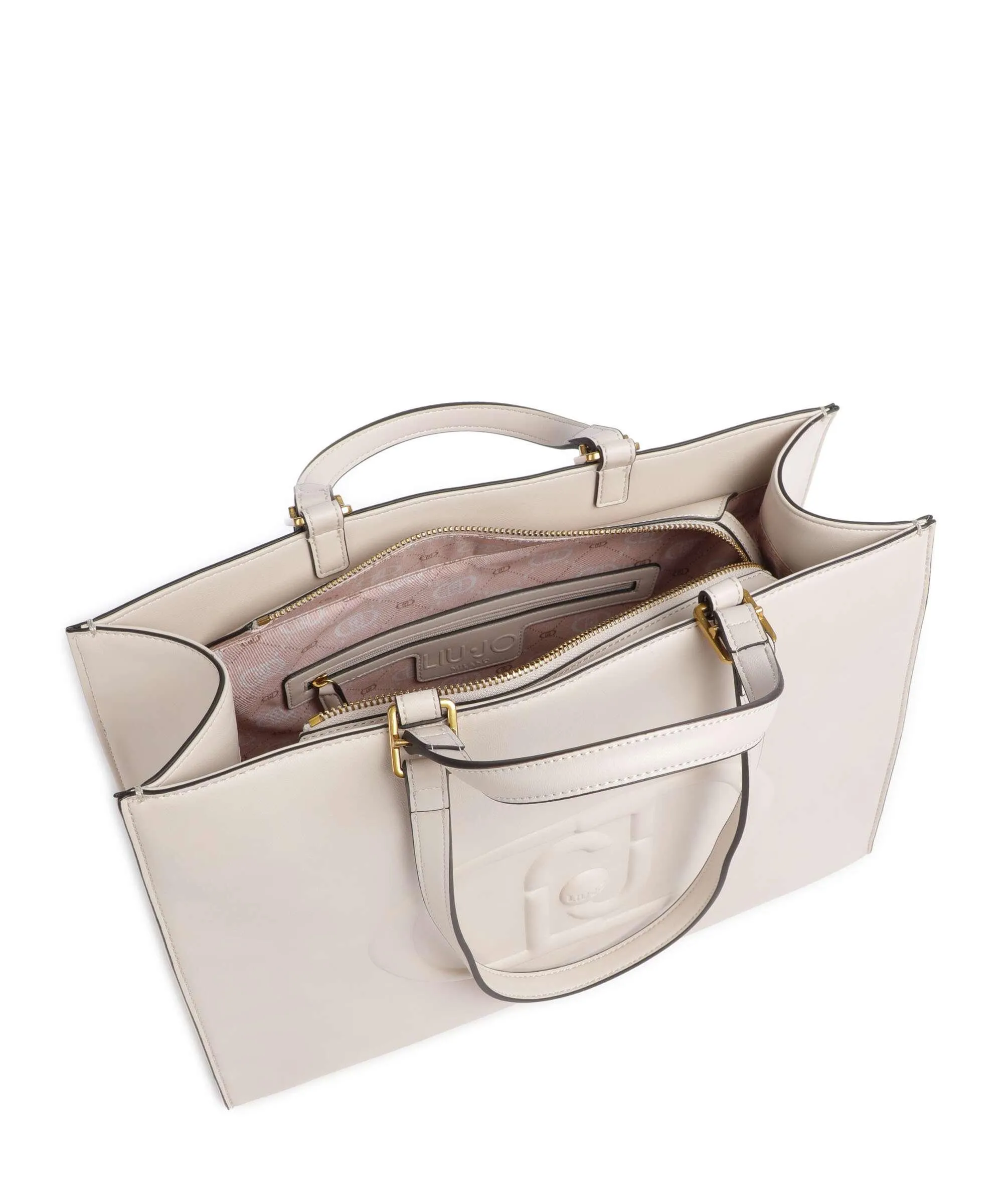  Liu Jo Rubino Borsa shopper pelle sintetica champagne  