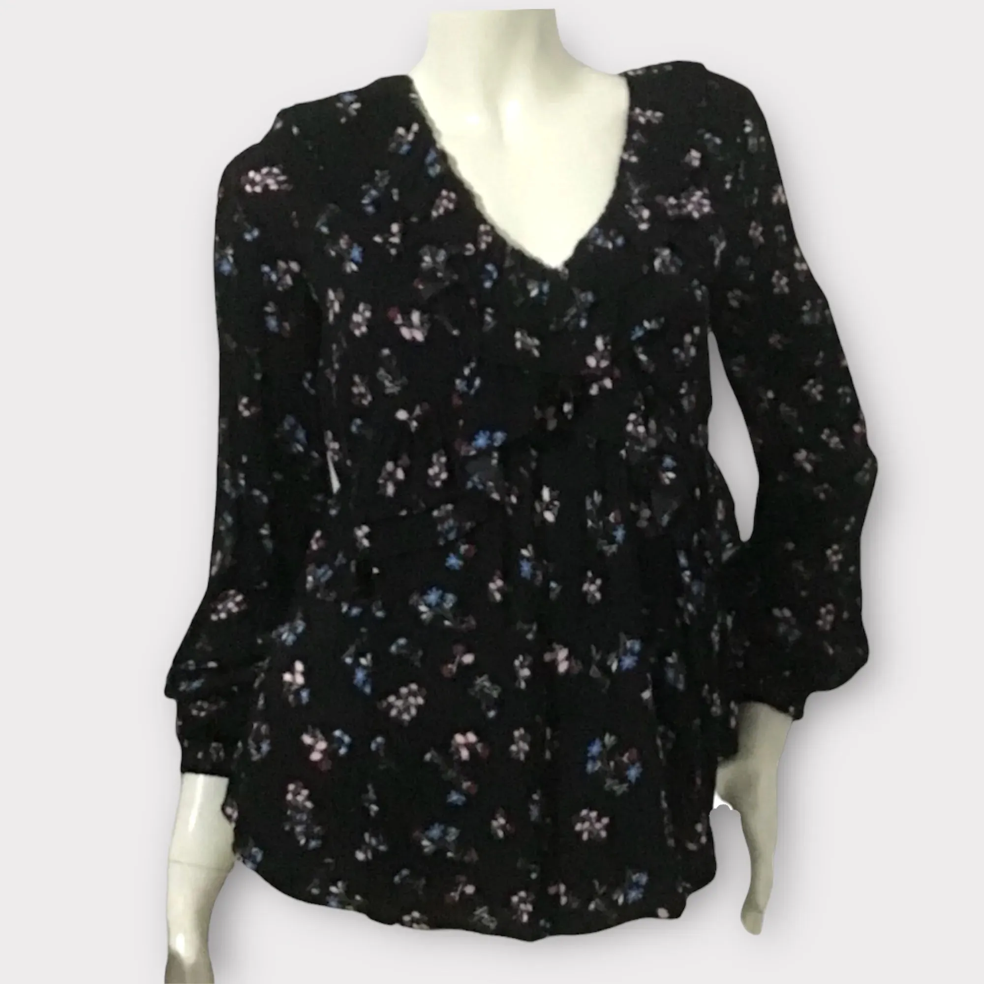 Liu Jo – Blusa scollo a V con drappeggio