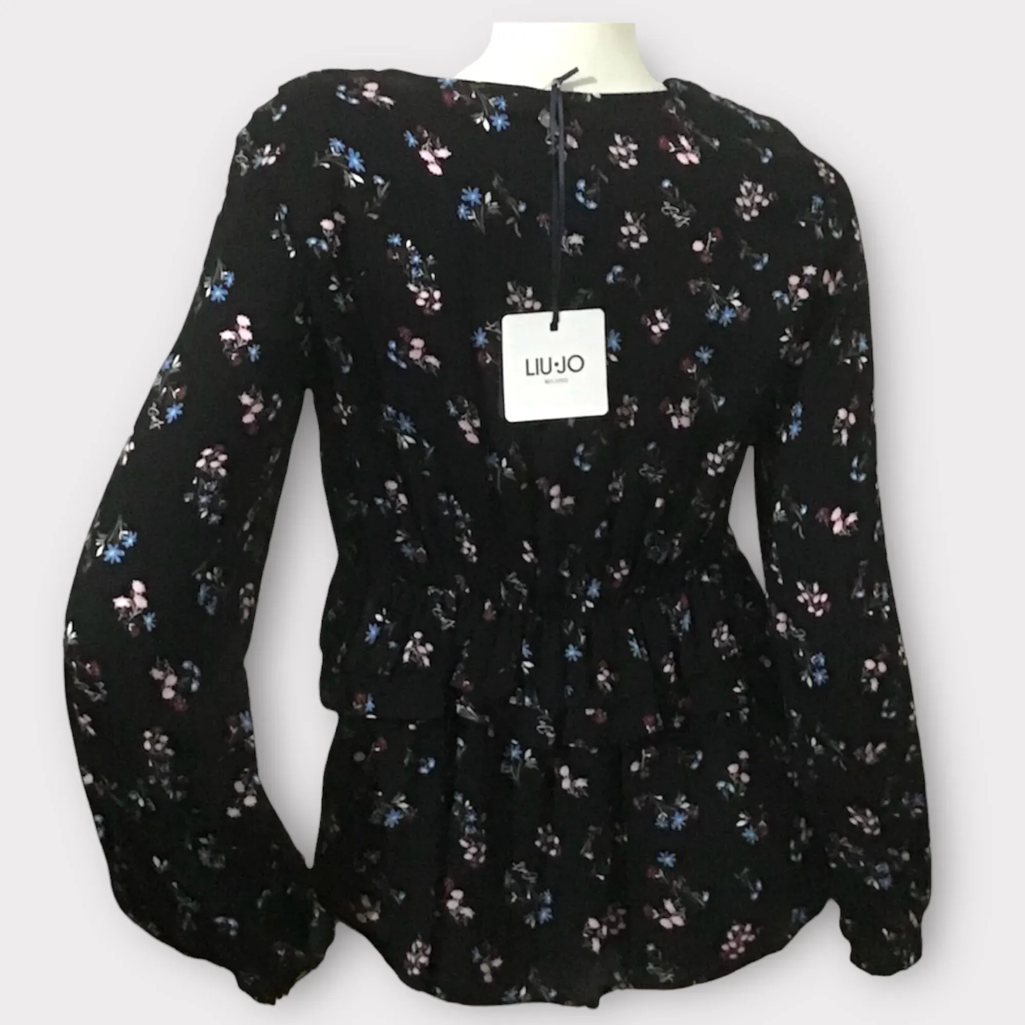 Liu Jo – Blusa scollo a V con drappeggio