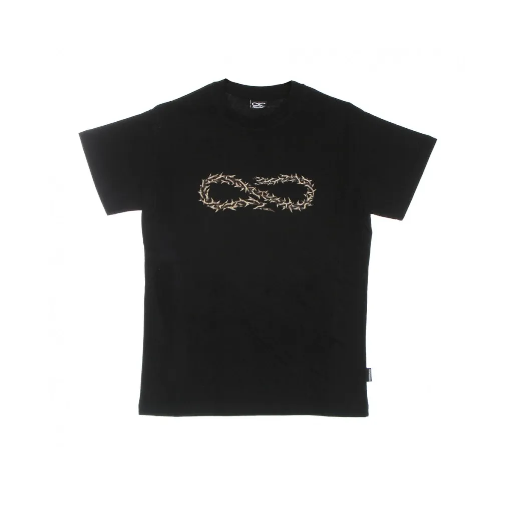 maglietta uomo logo thorn tee BLACK