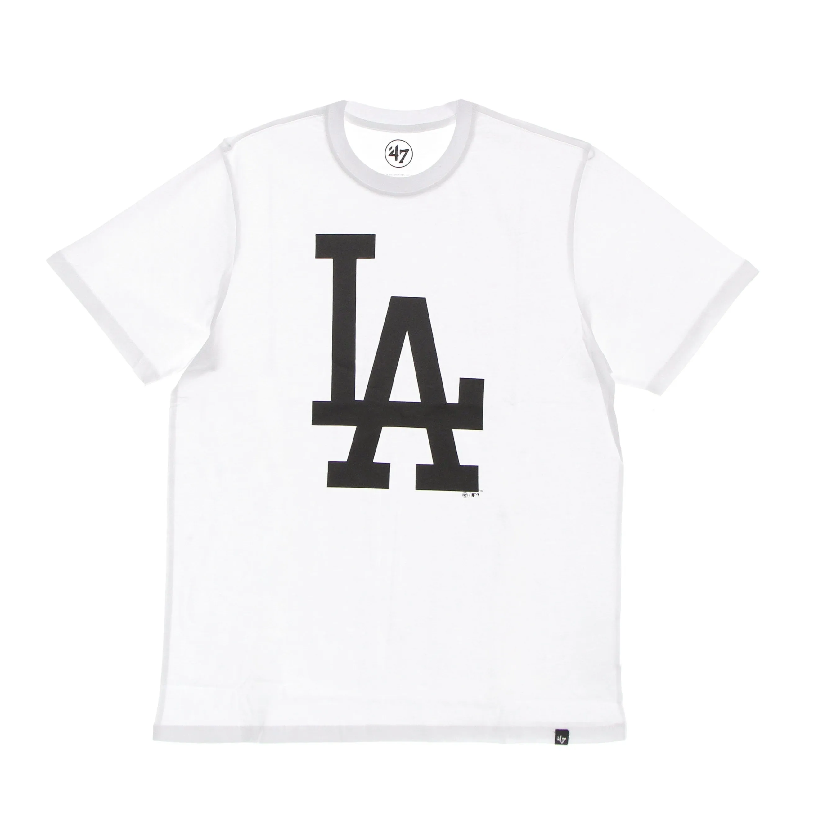 Maglietta Uomo Mlb Imprint Echo Tee Losdod White Wash/black